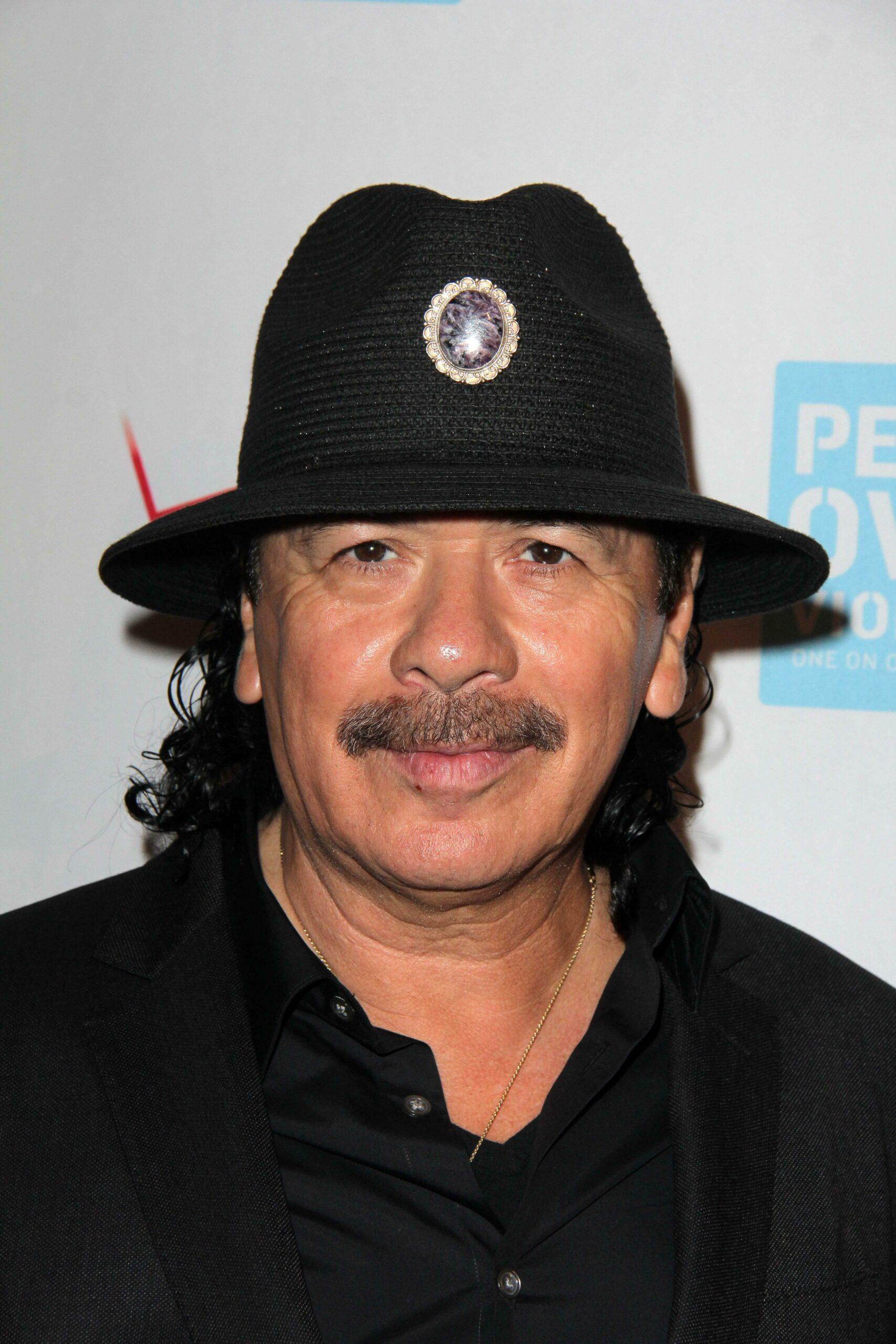 BEVERLY HILLS - OCTOBER 25: Carlos Santana at Peace Over Violence 42nd Annual Humanitarian Awards on October 25 2013 in Beverly Hills, California.