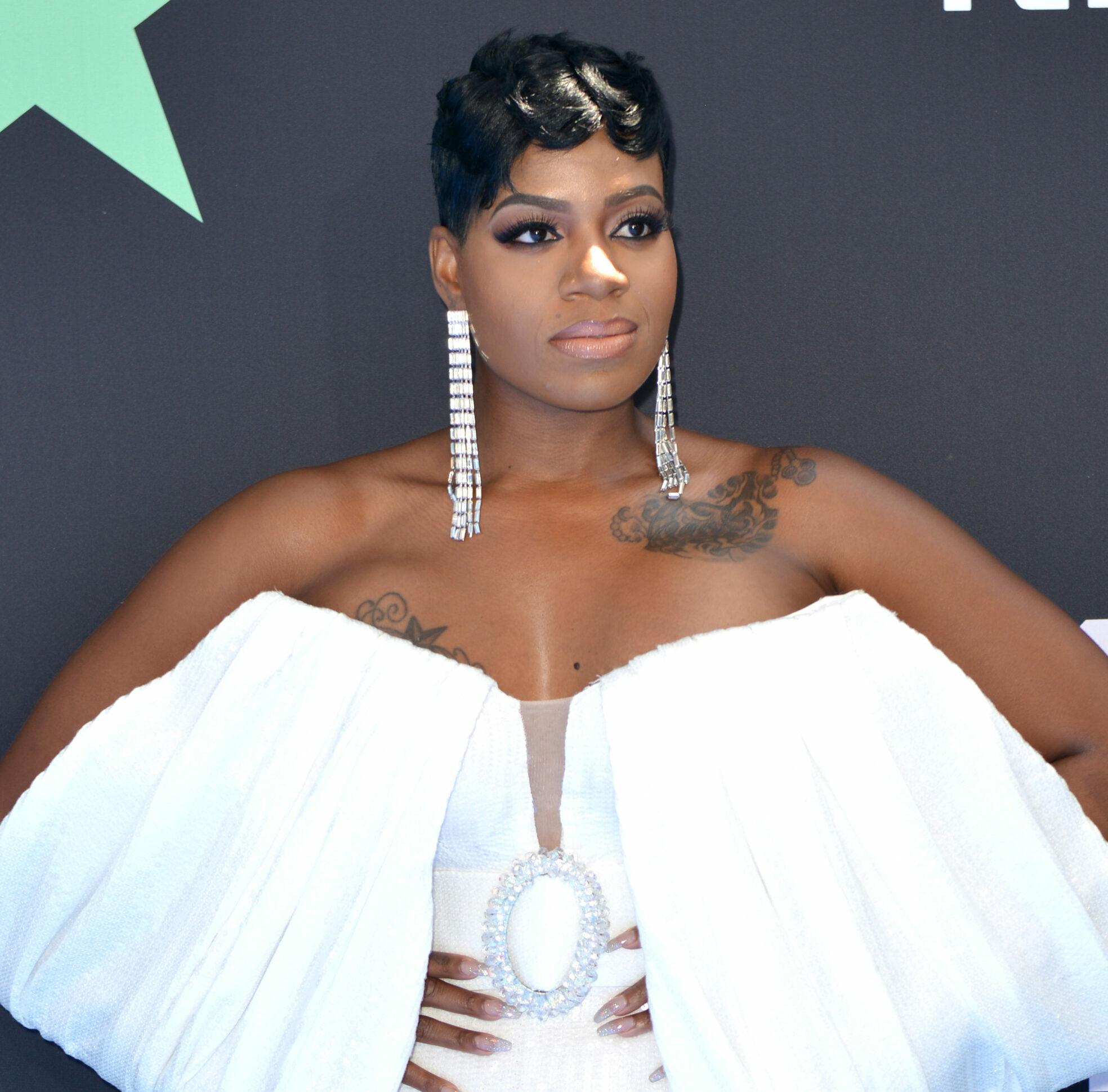 Fantasia Barrino arrives for the 19th annual BET Awards at the Microsoft Theater in Los Angeles on June 23, 2019.