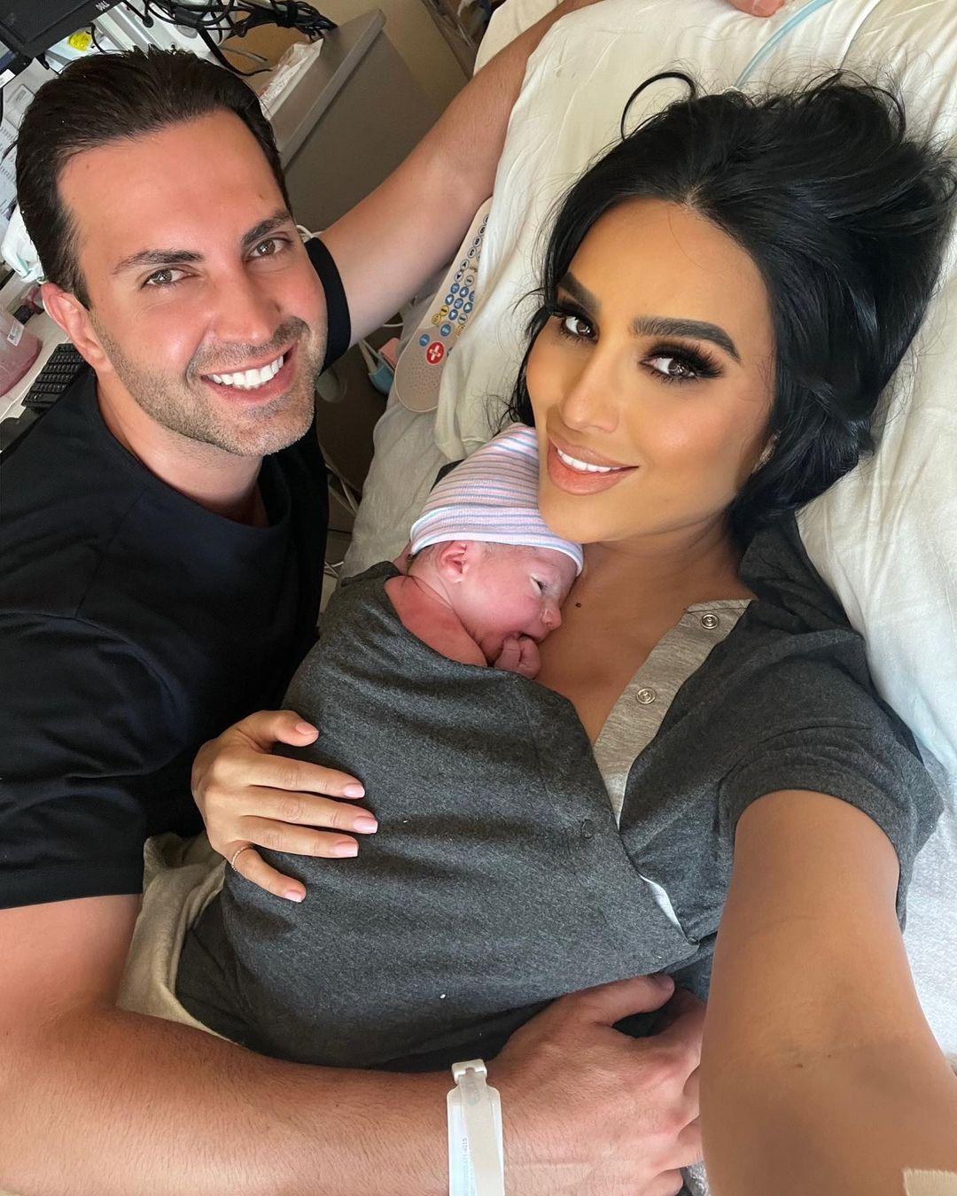 Lilly Ghalichi gives birth to baby number two