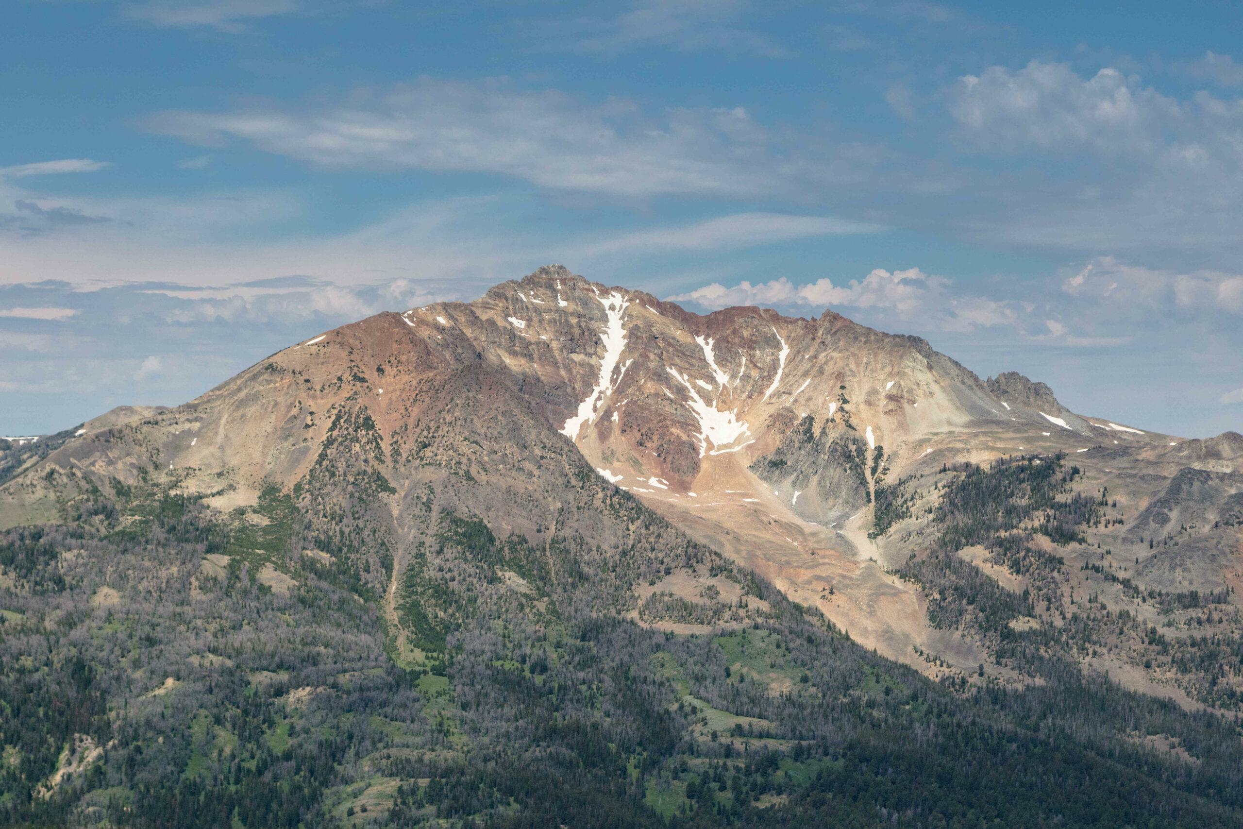 Yellowstone Electric Peak Mountains