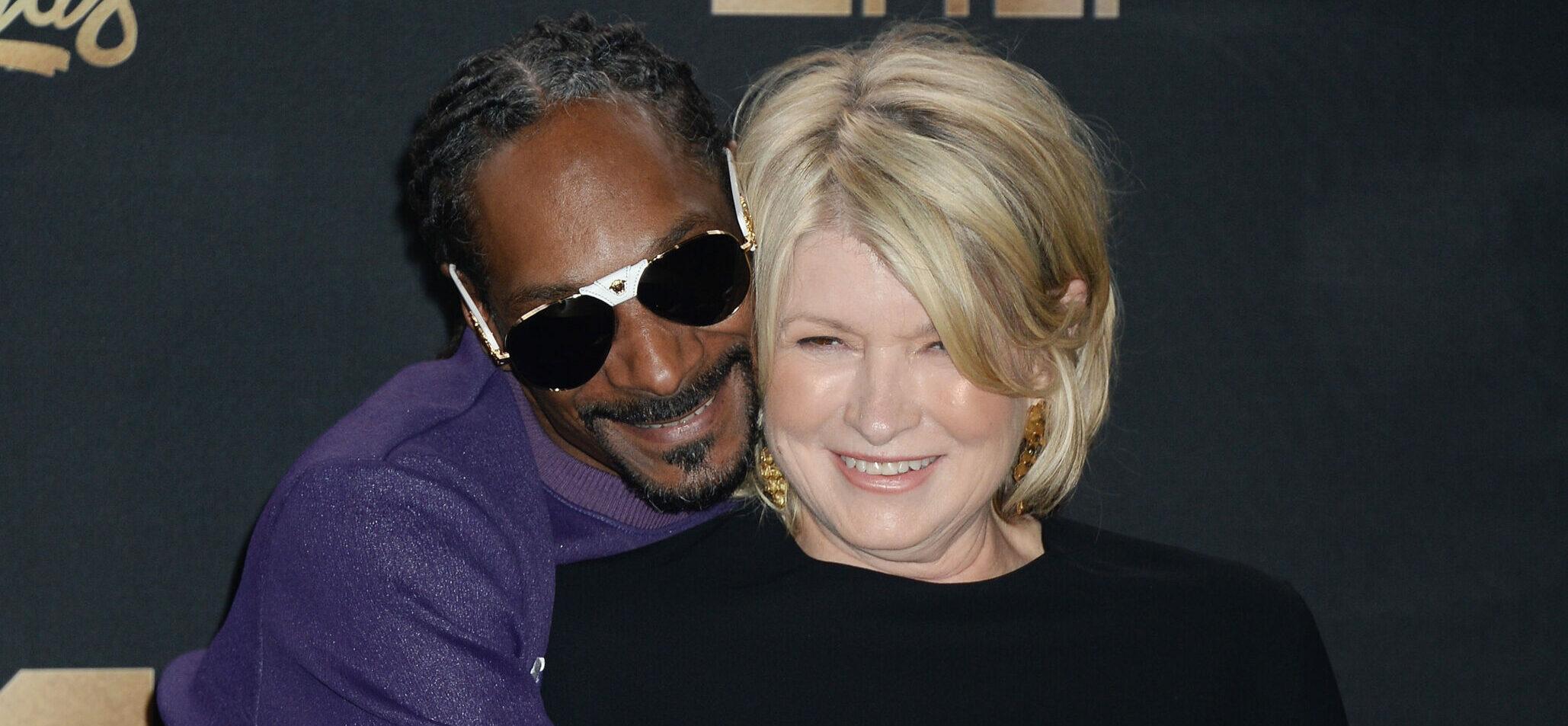 Celebrities in the press room at the 2017 MTV Movie and TV Awards at the Shrine Auditorium in Los Angeles, California. 07 May 2017 Pictured: Snoop Dogg, Martha Stewart.