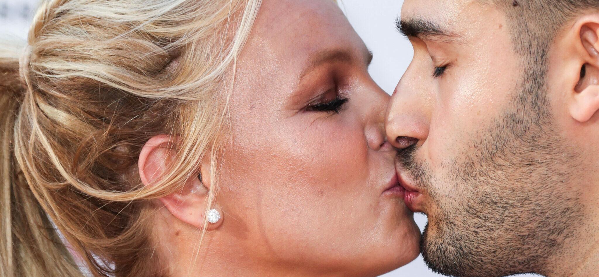 (FILE) Britney Spears Is Engaged to Sam Asghari After Nearly 5 Years Together. HOLLYWOOD, LOS ANGELES, CALIFORNIA, USA - JULY 22: Singer Britney Spears and boyfriend/personal trainer Sam Asghari arrive at the World Premiere Of Sony Pictures' 'Once Upon a Time In Hollywood' held at the TCL Chinese Theatre IMAX on July 22, 2019 in Hollywood, Los Angeles, California, United States. 12 Sep 2021 Pictured: Britney Spears, Sam Asghari. Photo credit: Xavier Collin/Image Press Agency / MEGA TheMegaAgency.com +1 888 505 6342 (Mega Agency TagID: MEGA786488_011.jpg) [Photo via Mega Agency]