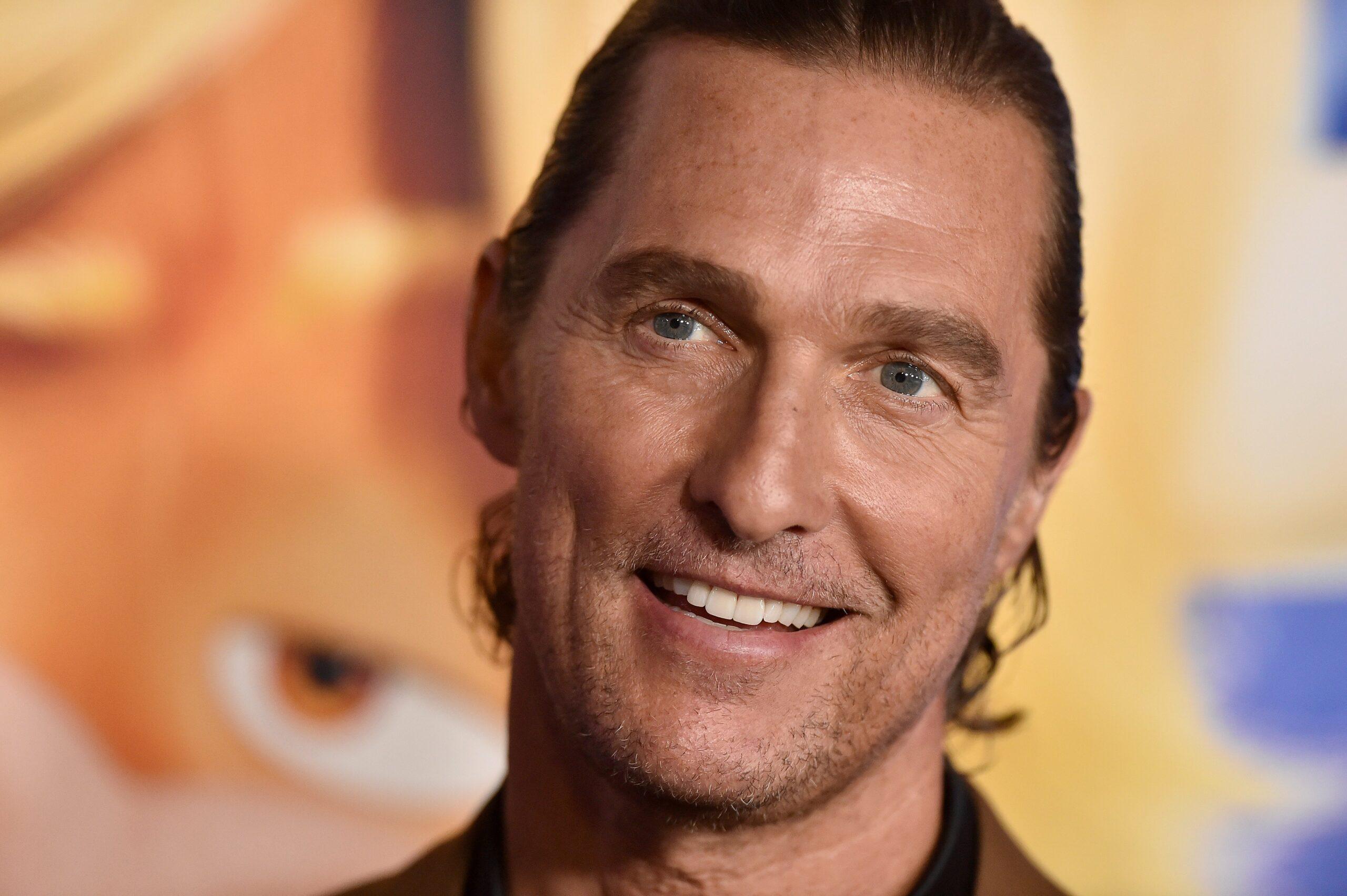 Matthew McConaughey at the "Sing 2 Premiere