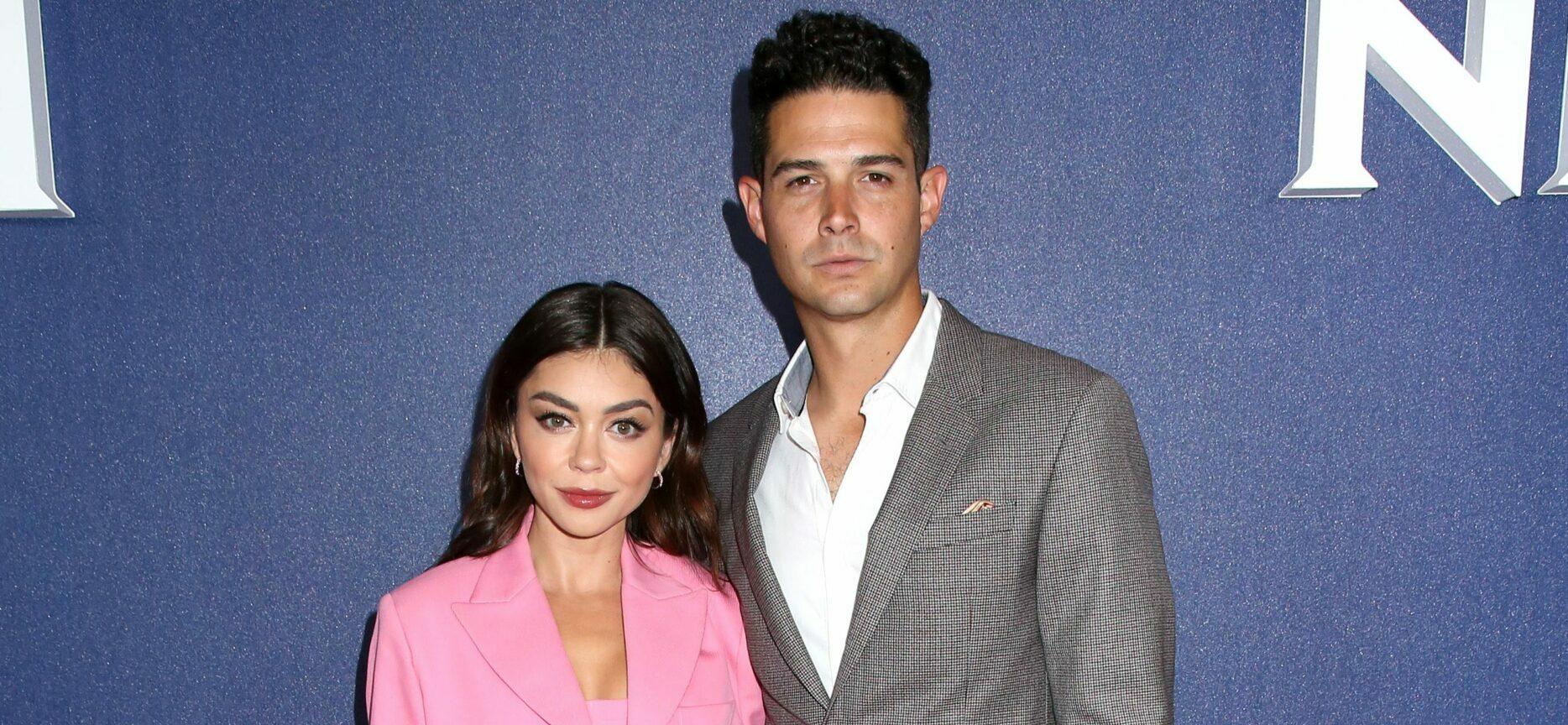 NBCUniversal 2022 Upfront held at The Mandarin Oriental Hotel on May 16, 2022 in New York City, NY ©Steven Bergman/AFF-USA.COM. 16 May 2022 Pictured: Sarah Hyland and Wells Adams.