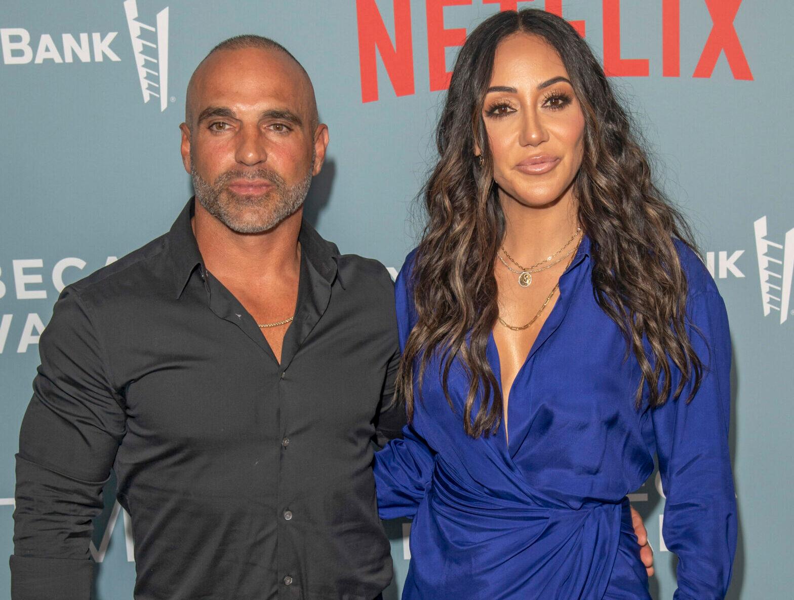Joe Gorga and Melissa Gorga attend the "Halftime" Premiere during the Tribeca Film Festival Opening Night at United Palace on June 08 2022 in New York City.