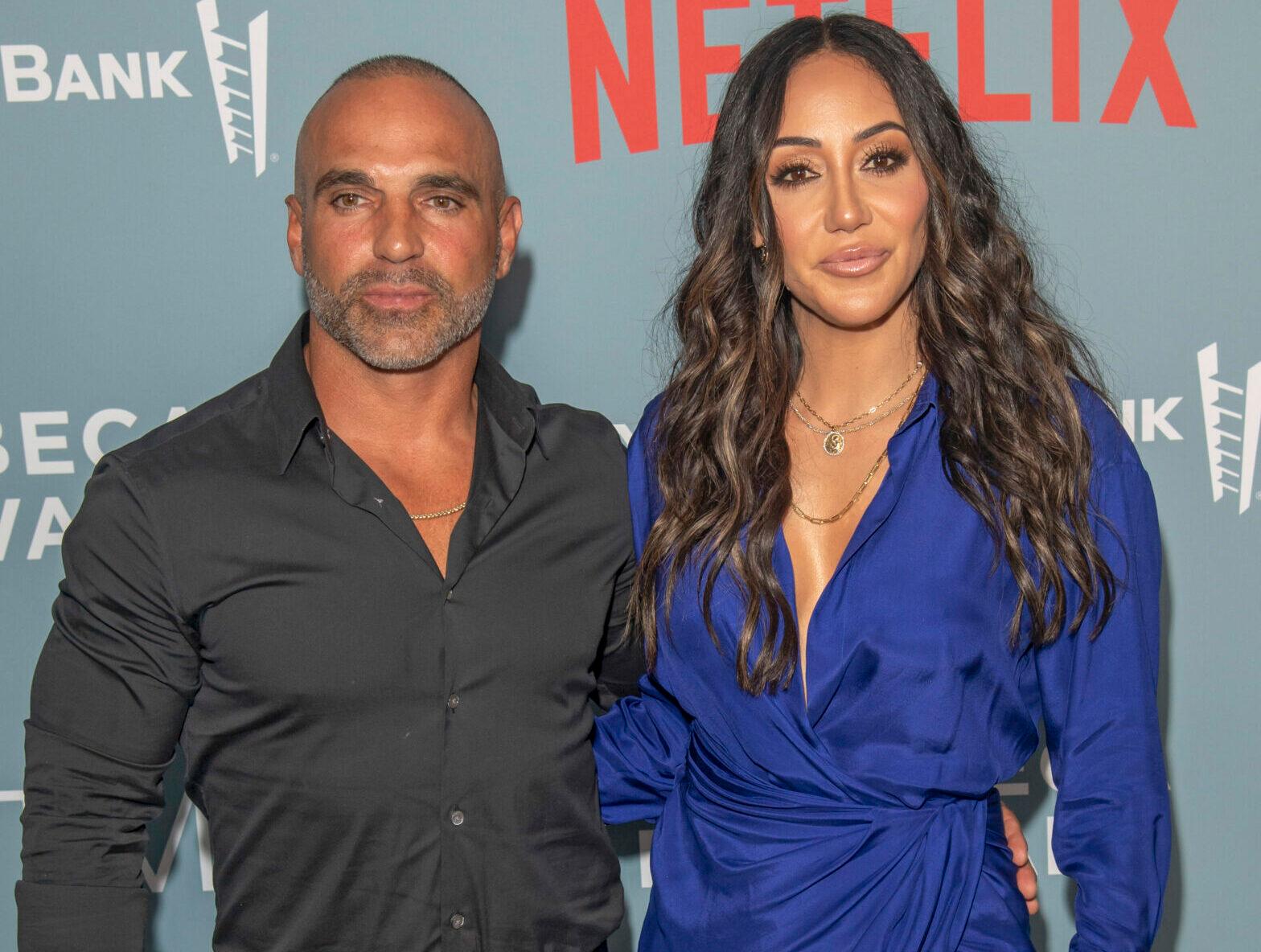 Joe Gorga y Melissa Gorga asisten al "Medio tiempo" Estreno durante la noche de apertura del Festival de Cine de Tribeca en United Palace el 08 de junio de 2022 en la ciudad de Nueva York.