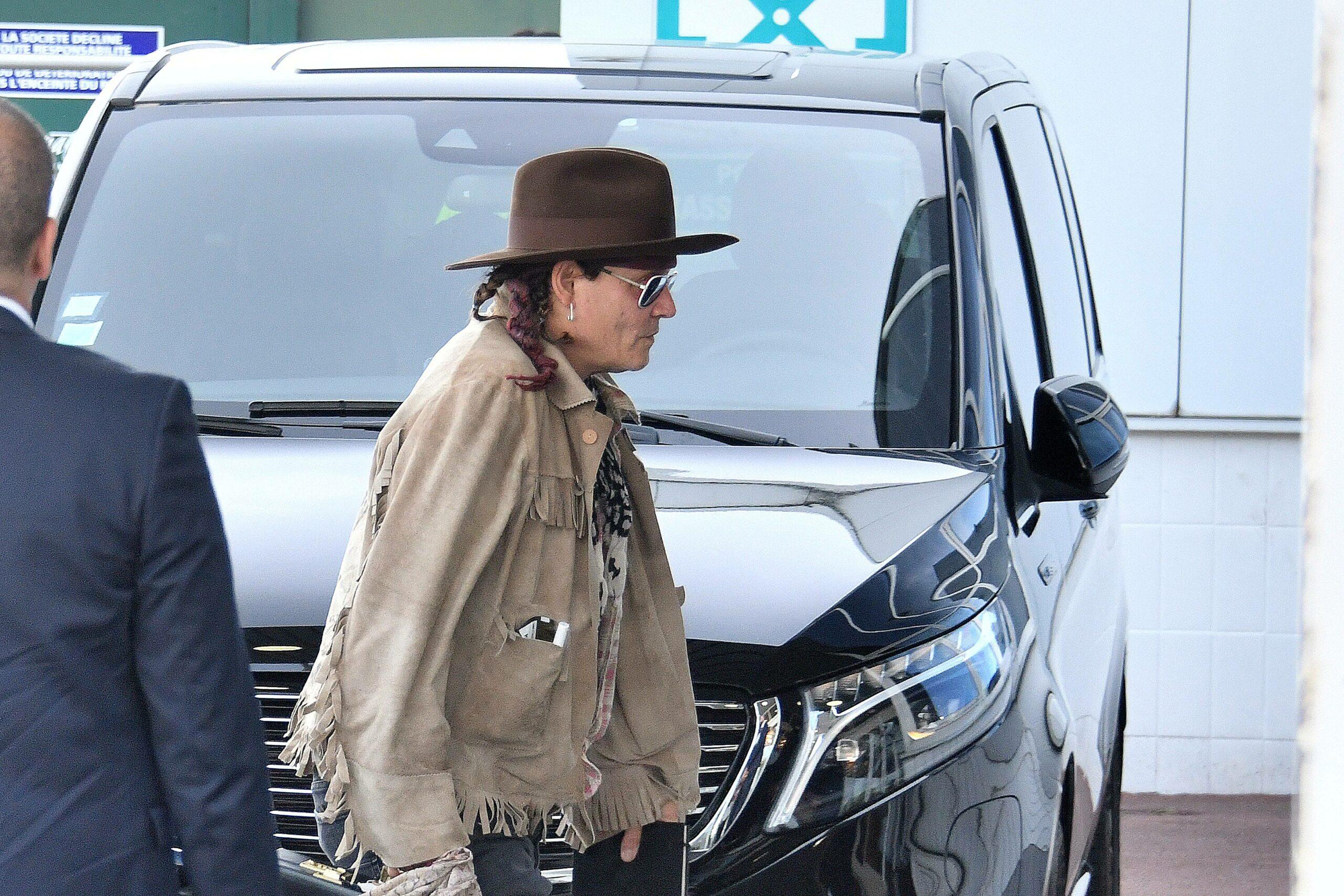 Johnny Depp seen in Paris to shoot new movie with French actress director Maiwenn