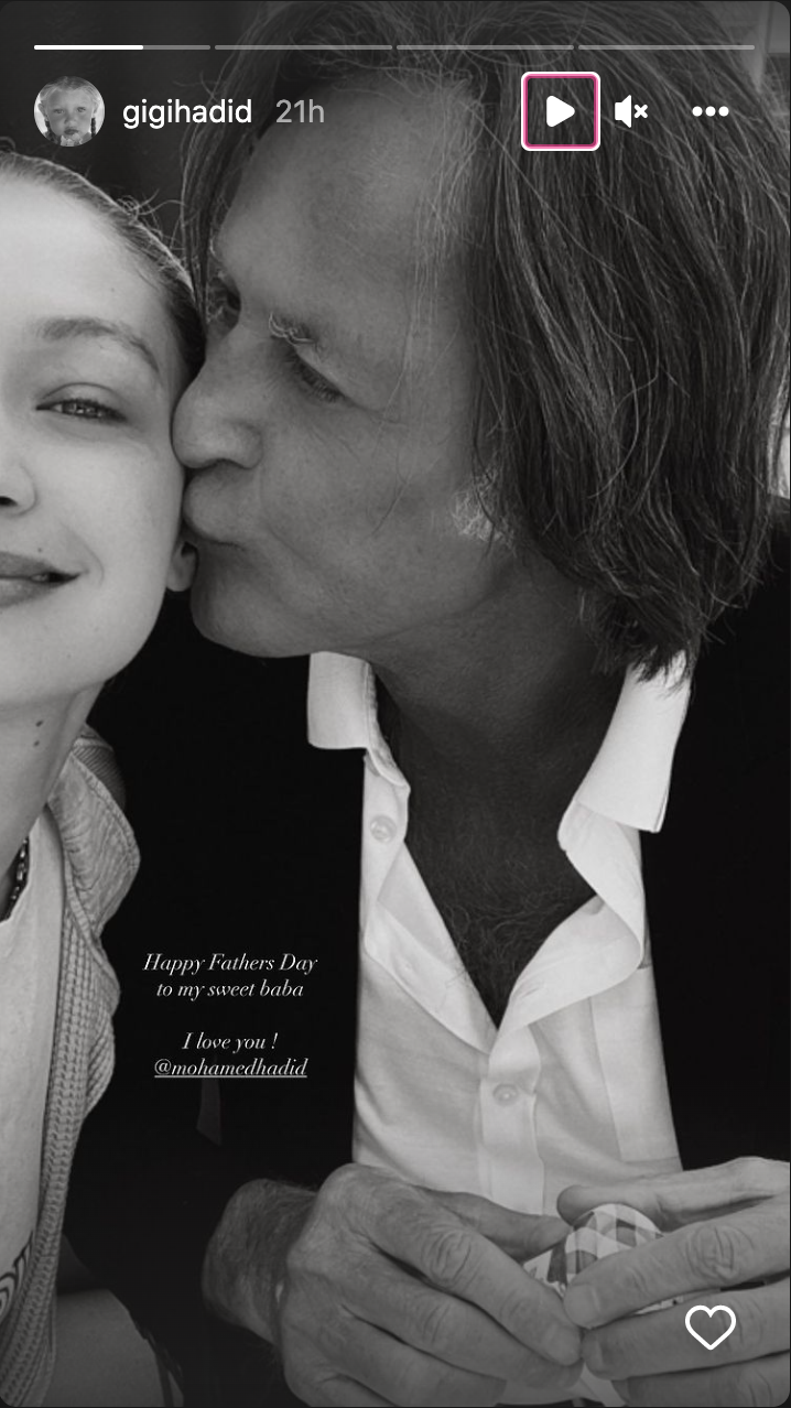 //Mohammed Hadid Fathers Day