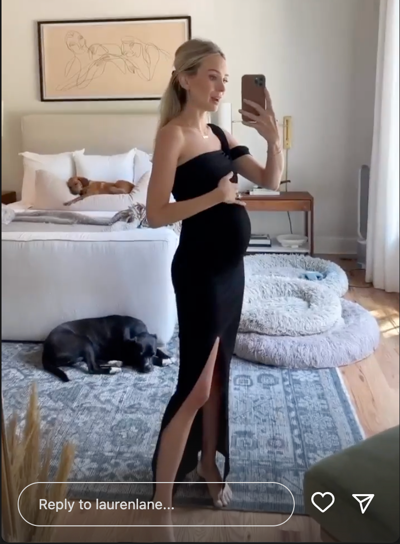 Lauren Bushnell In Black Dress