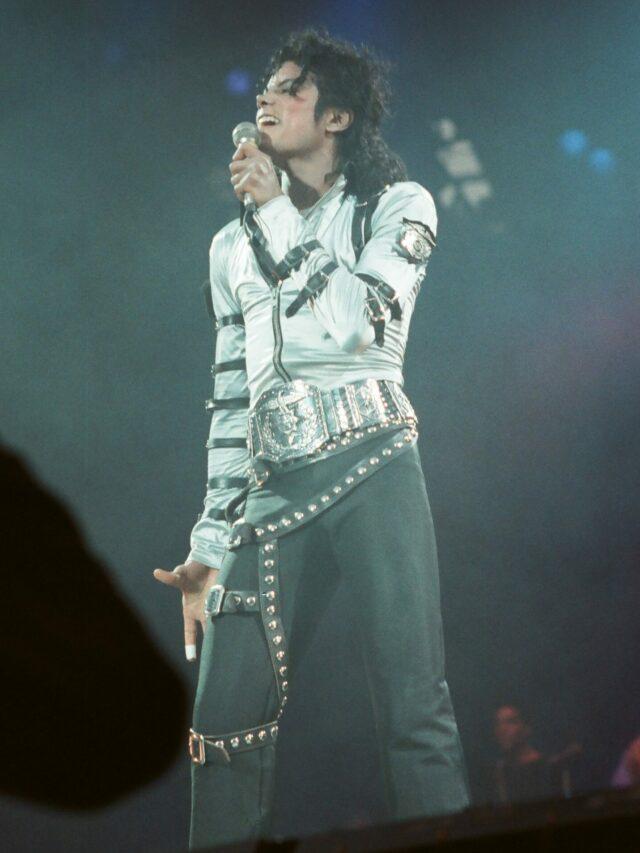Michael Jackson in concert at Wembley performing in front of HRH Diana Princess of Wales on 16th July 1988