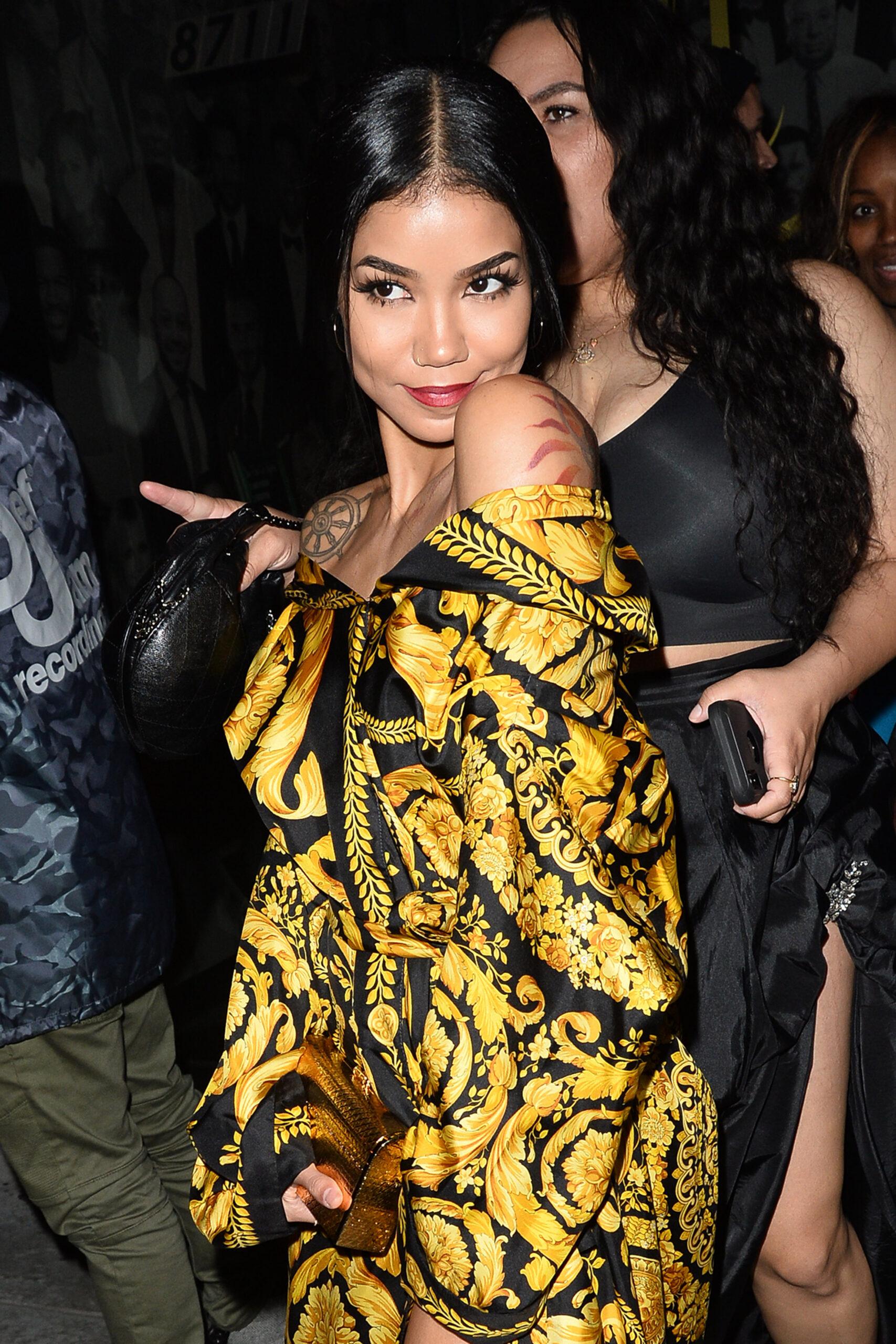 Jhene Aiko Looks Fashionable at The Def Jam Pre Grammy Party