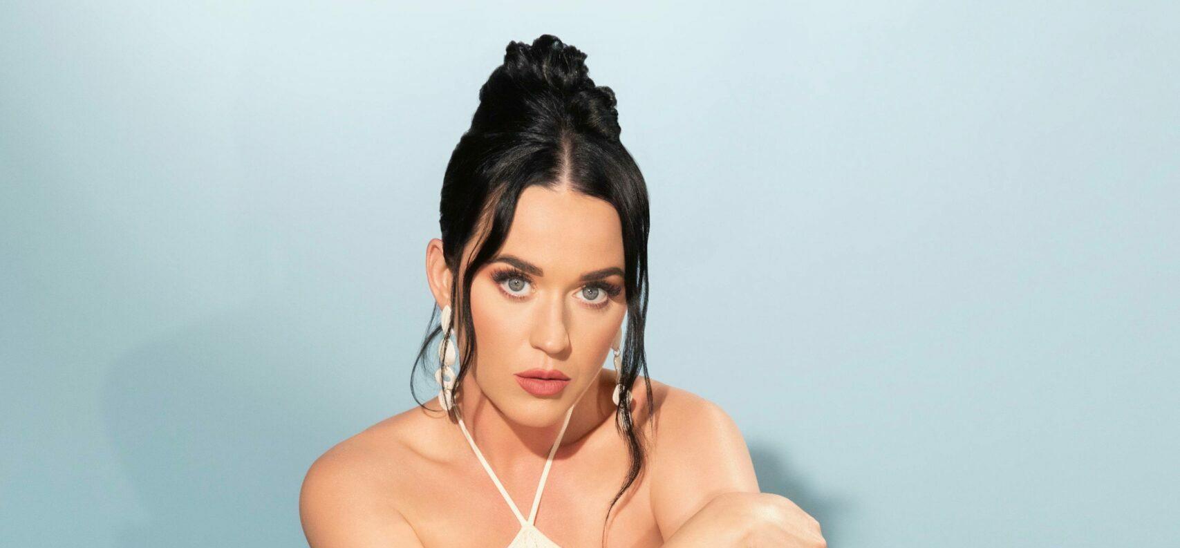 Katy Perry shows off new footwear line