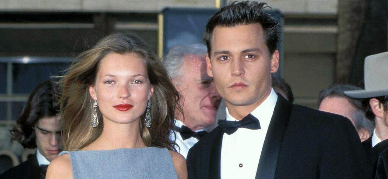 Kate Moss and Johnny Depp at Cannes Film Festival 1997