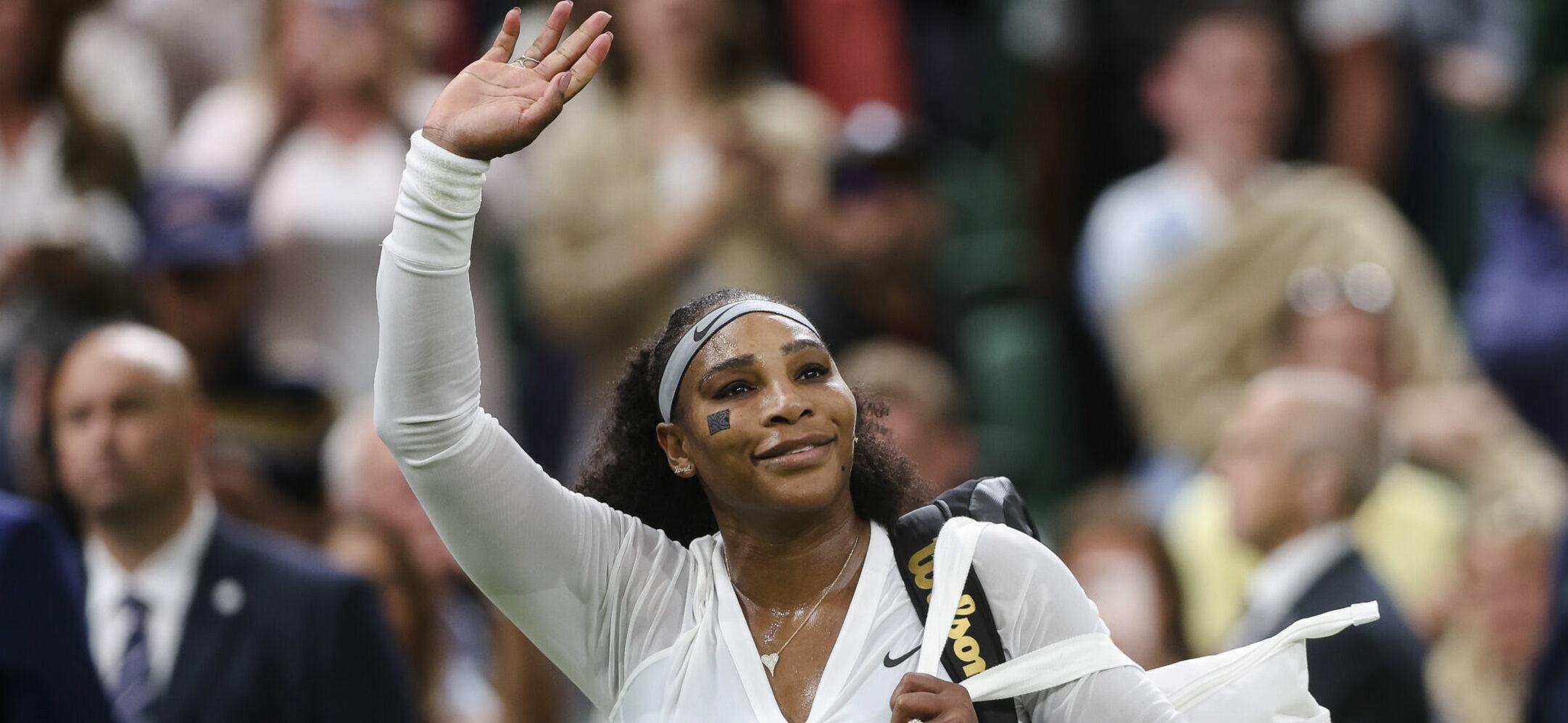 Serena Williams is positive after Wimbledon loss