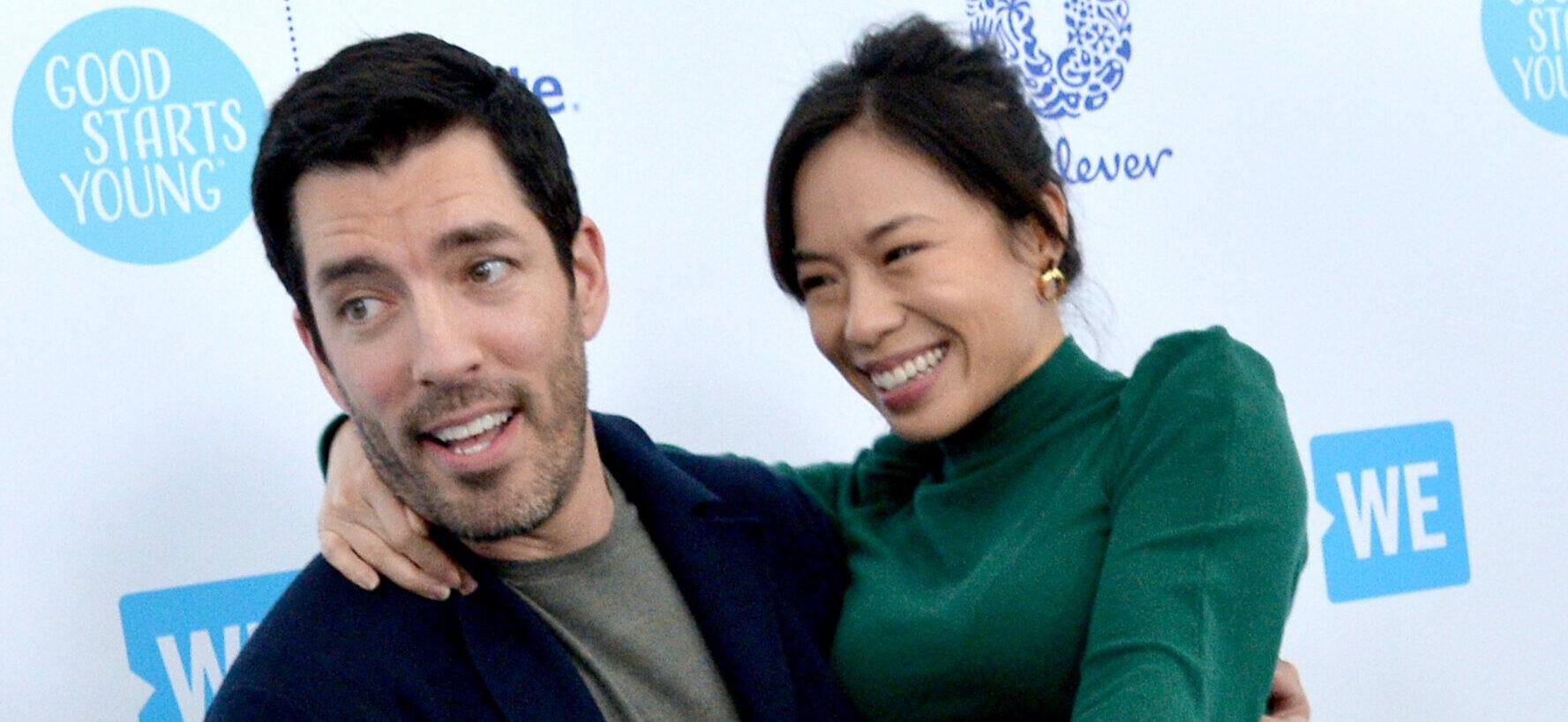 Drew Scott and Linda Phan at We Day California in Inglewood