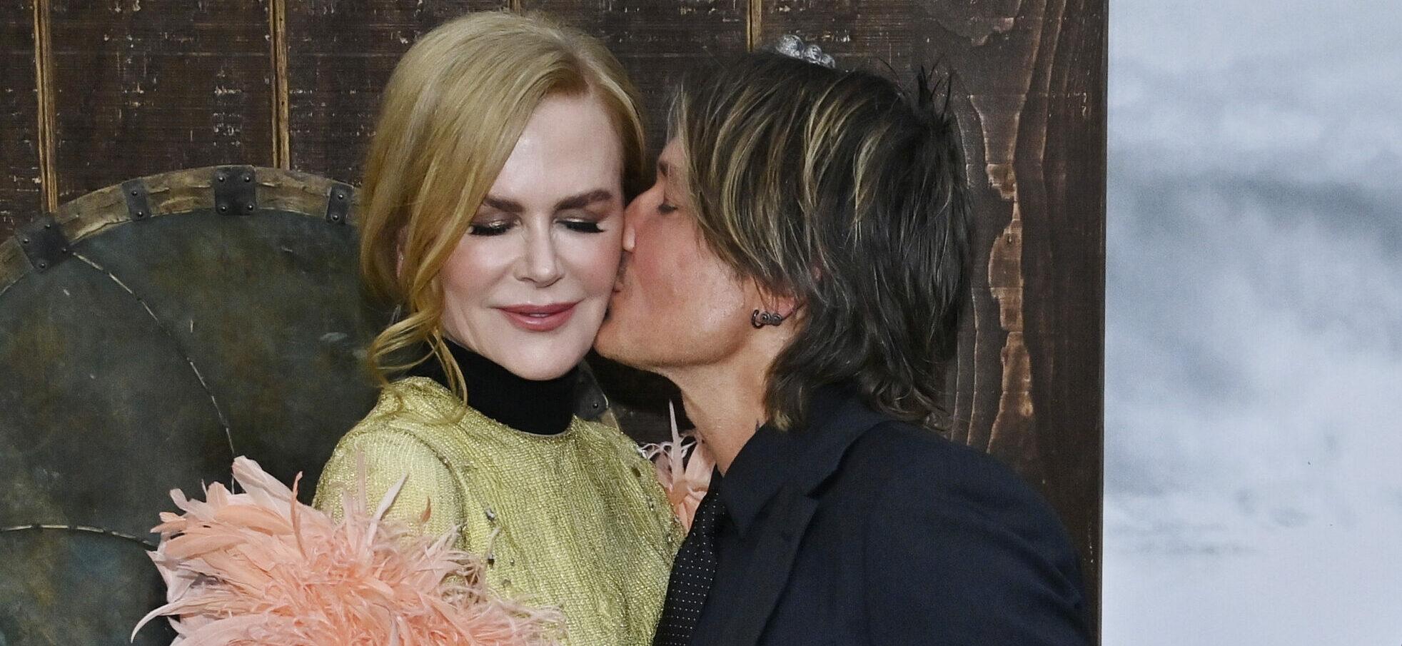 Nicole Kidman and her husband, musician Keith Urban attend the premiere of the action-filled motion picture epic "The Northman" at the TCL Chinese Theatre in the Hollywood section of Los Angeles on Monday.