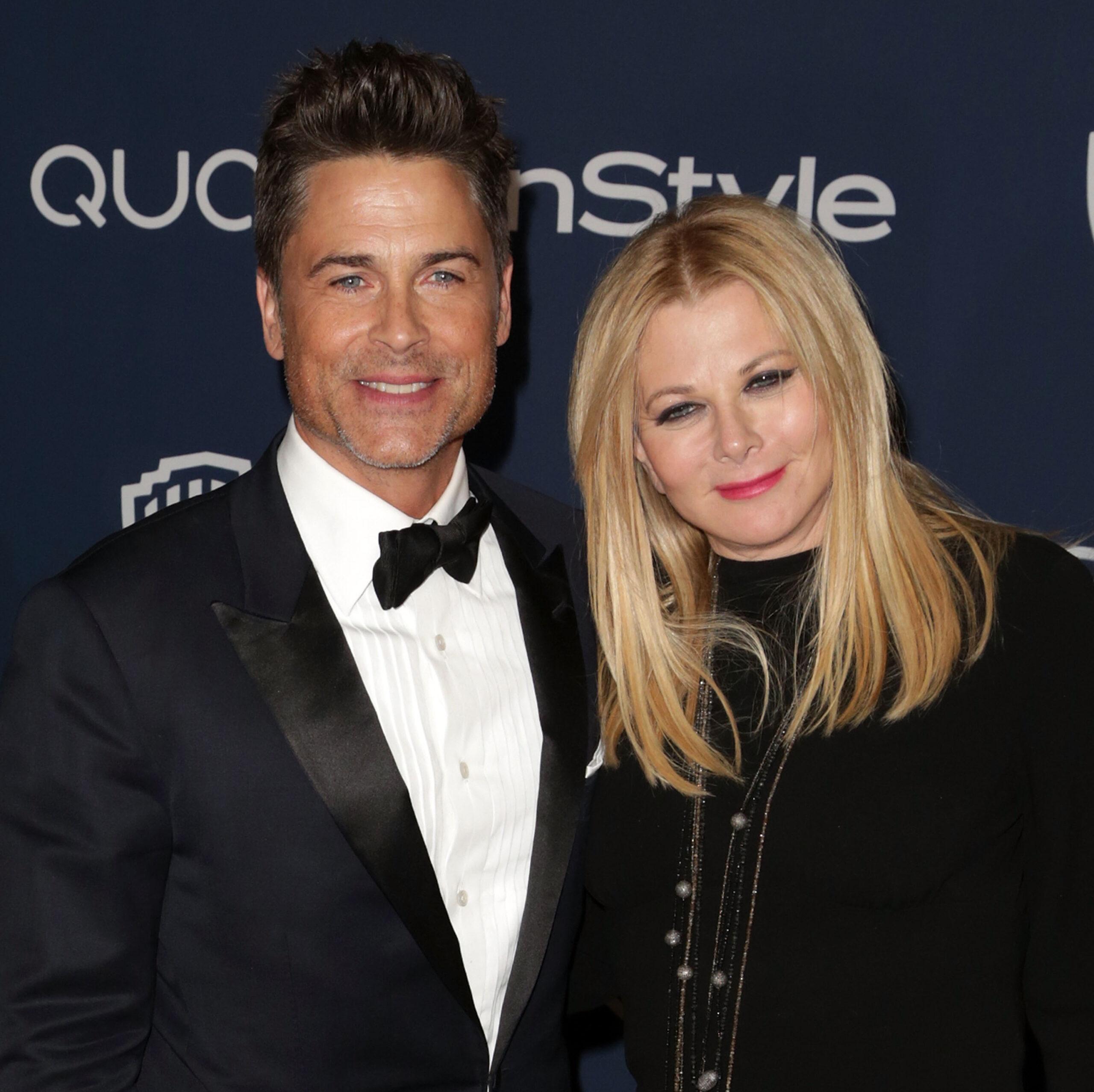 Rob Lowe and Sheryl Berkoff at the 15th Annual Warner Bros And InStyle Golden Globe Awards After Party