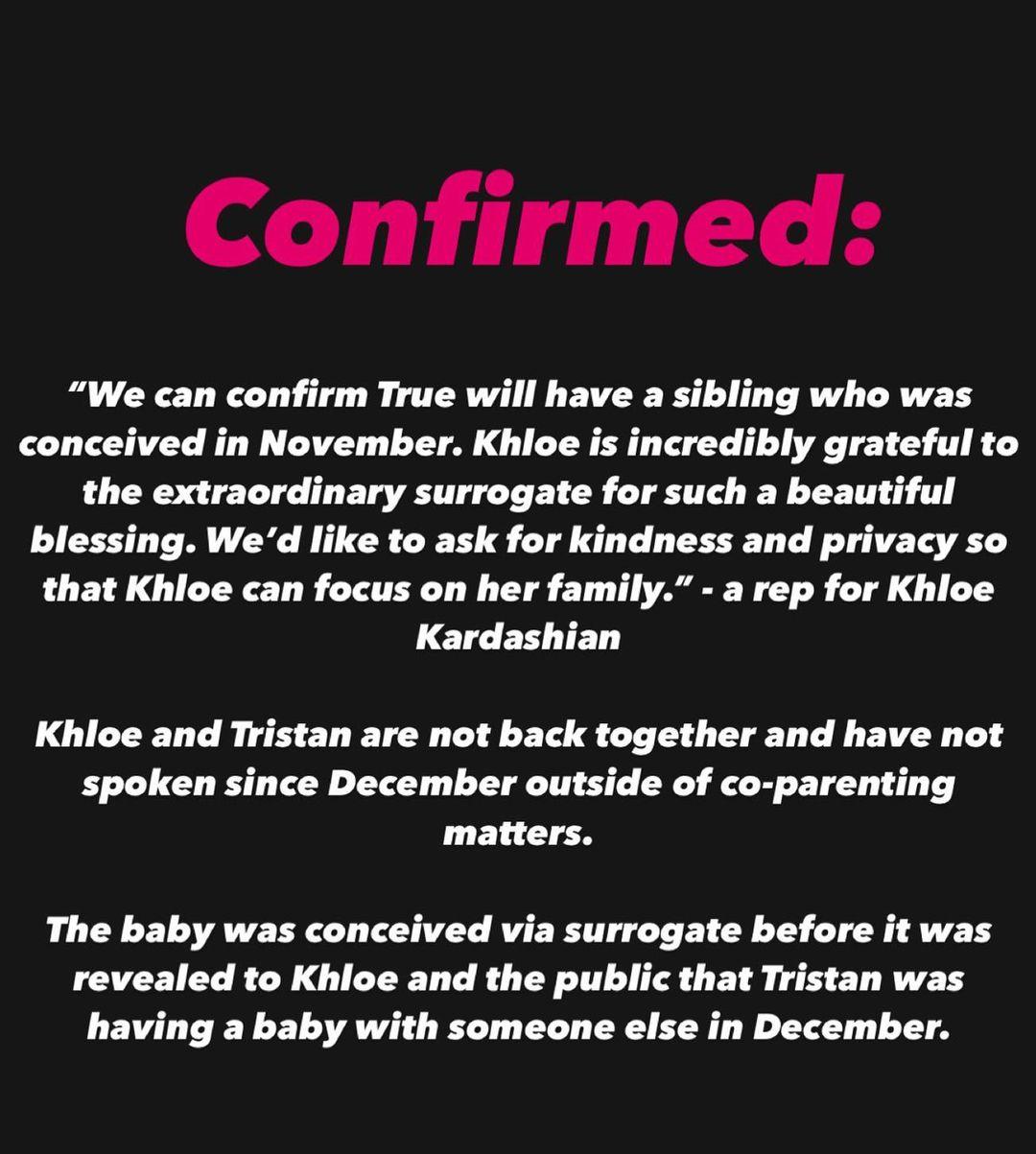 Khloe Kardashian and Tristan Thompson