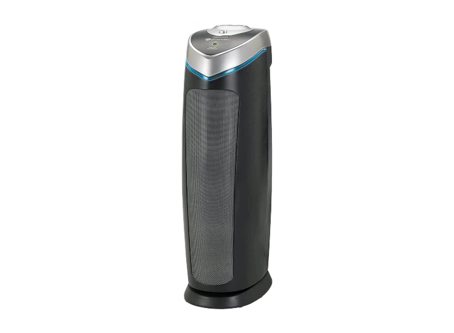 A Germ Guardian air purifier on a white background.