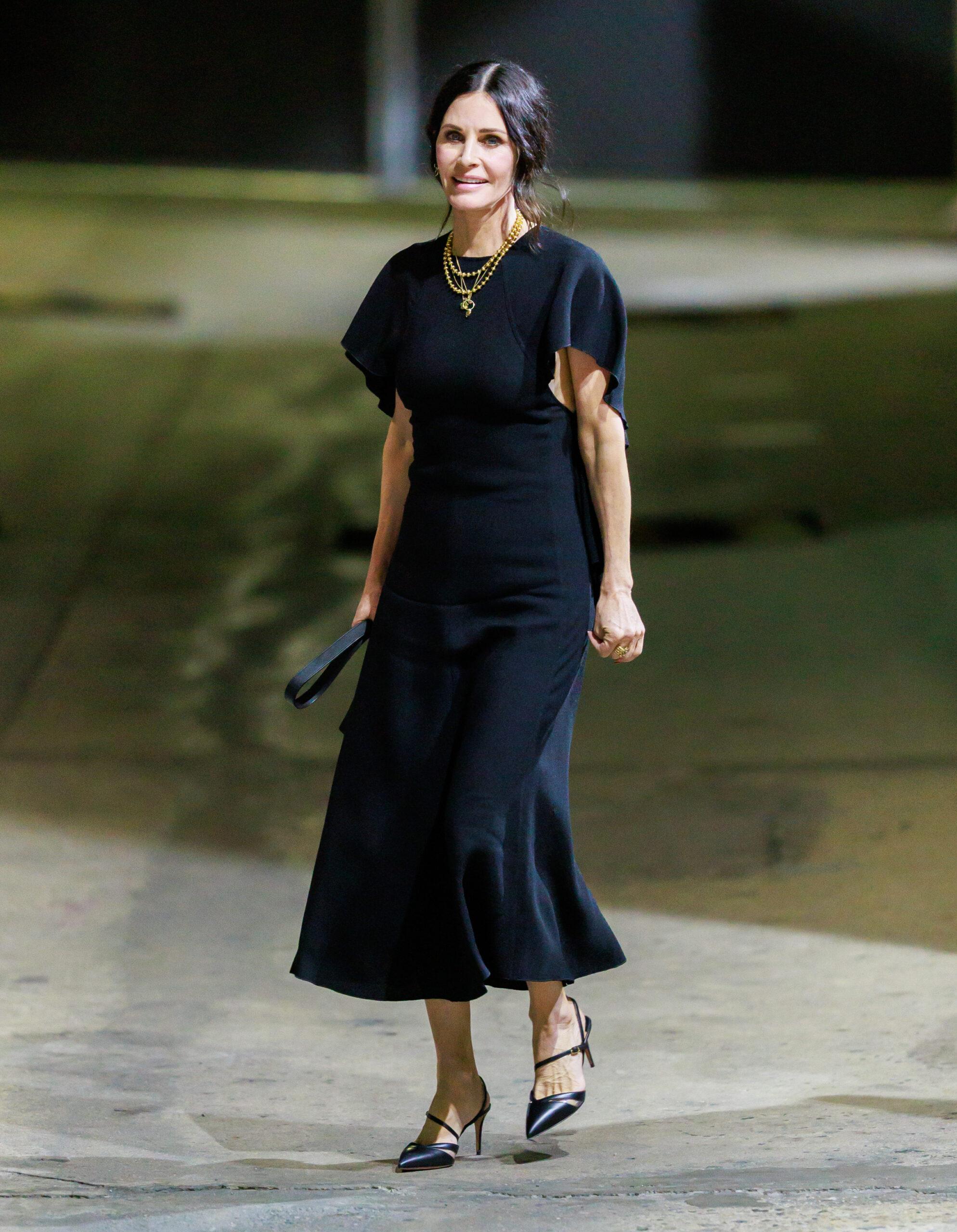 Courteney Cox at Kimmel