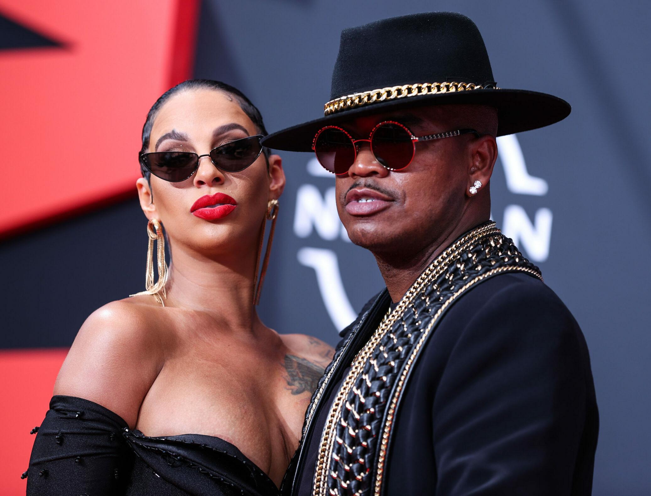 BET Awards 2022 held at Microsoft Theater at L.A. Live on June 26, 2022 in Los Angeles, California, United States. 27 Jun 2022 Pictured: Crystal Smith, Ne-Yo.