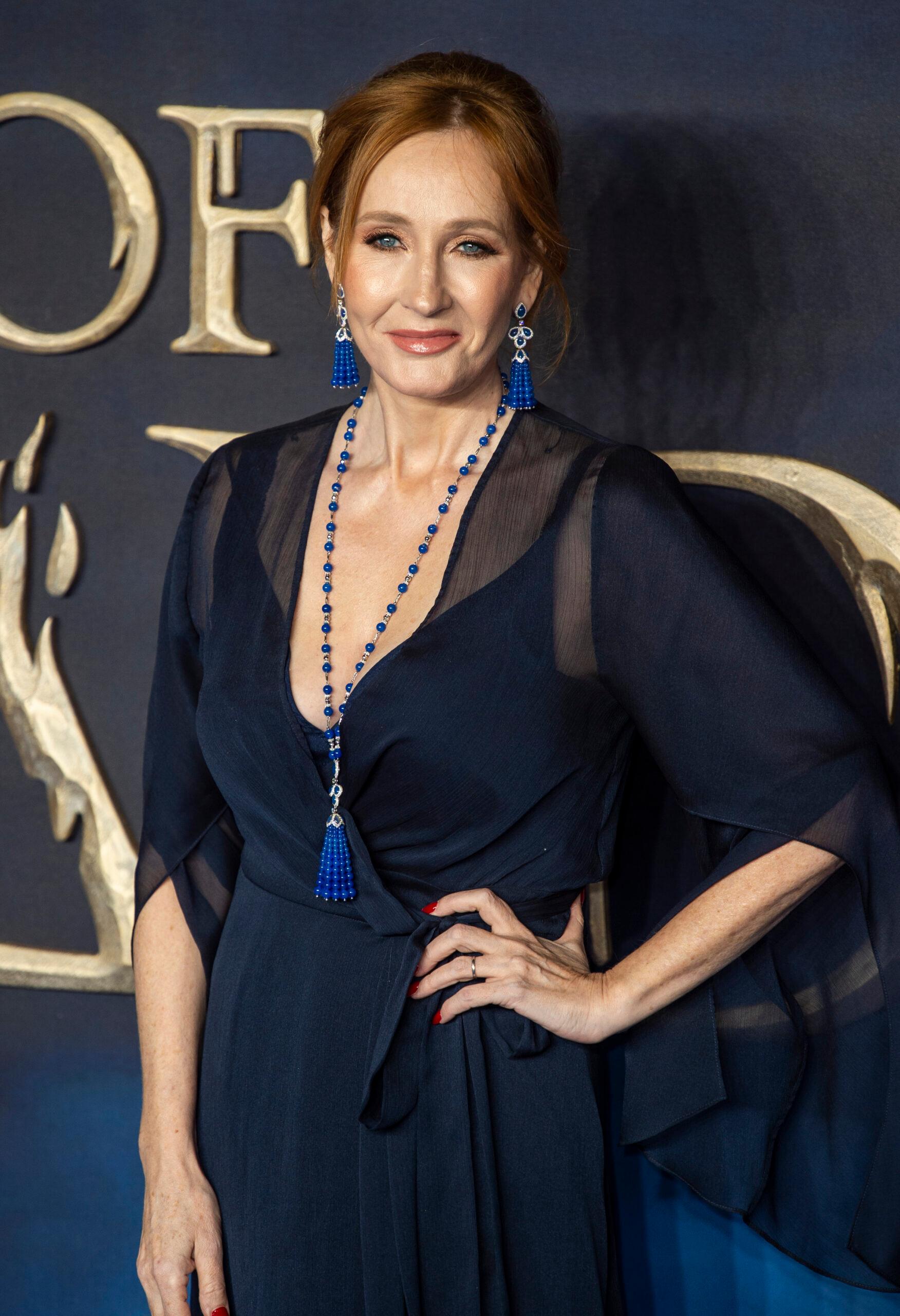 JK Rowling at the first show in the United Kingdom for wonderful monsters: Grindelwald crimes