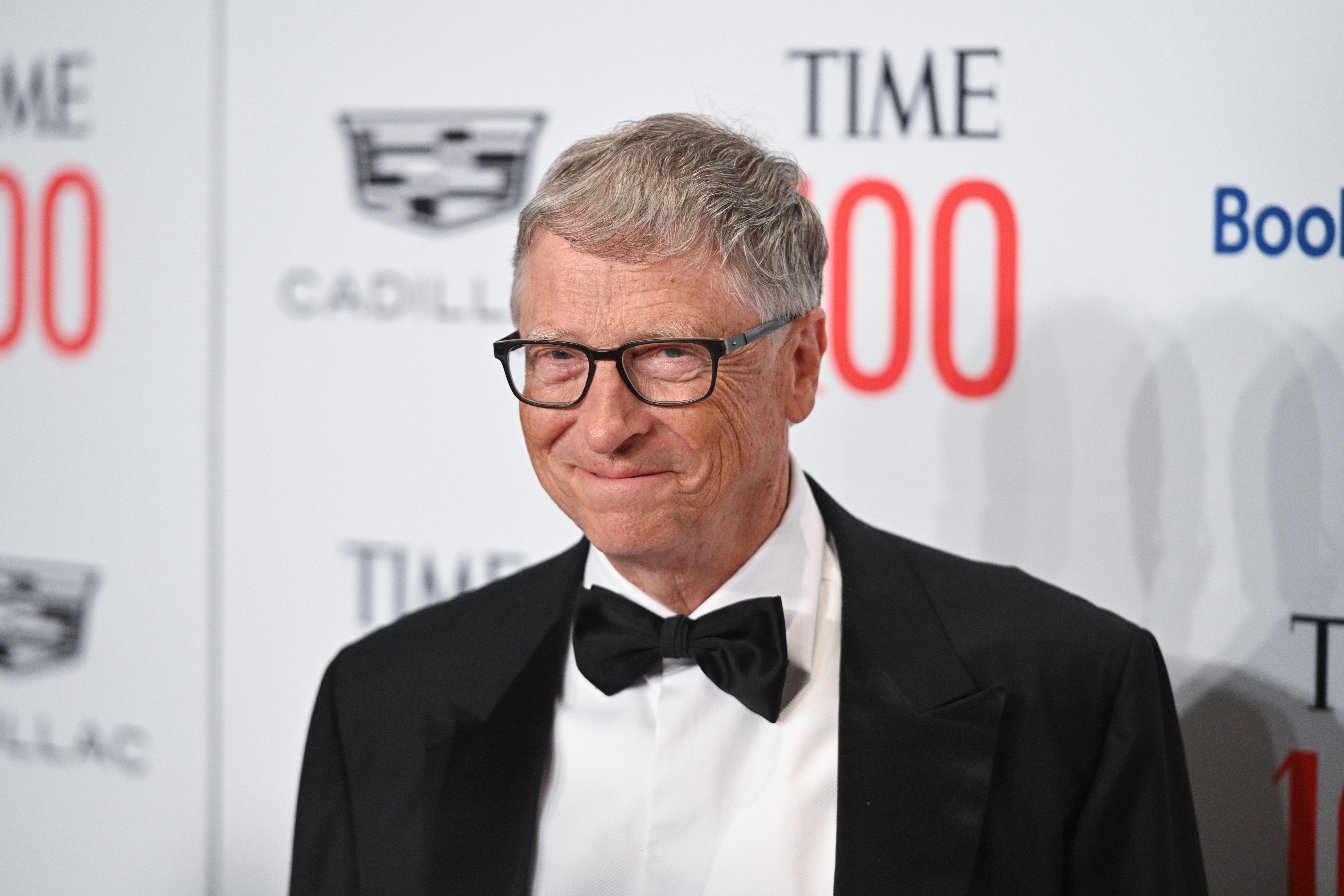 Bill Gates at TIME100 Gala 2022
