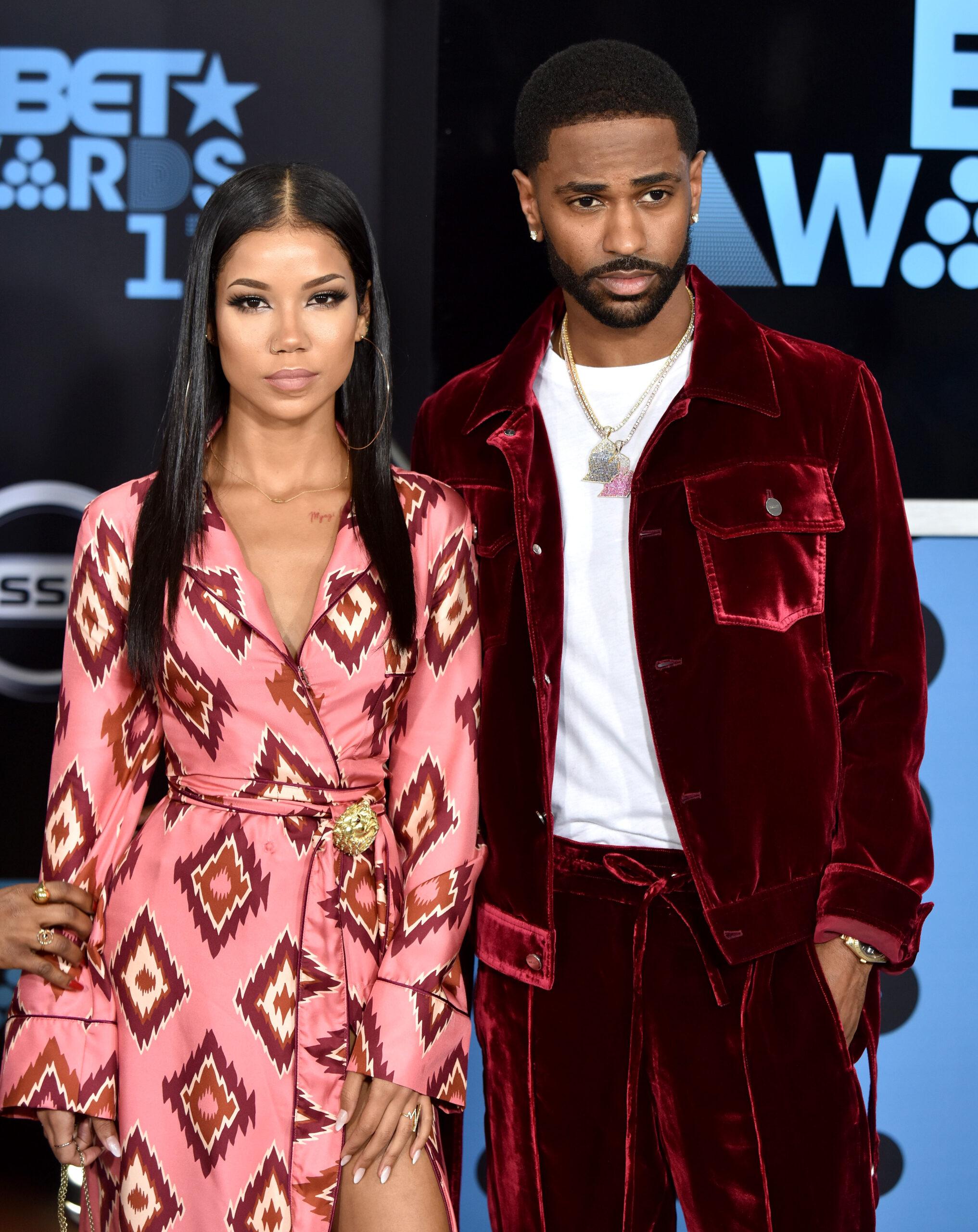 Jhene Aiko and Big Sean attend the annual BET Awards in Los Angeles