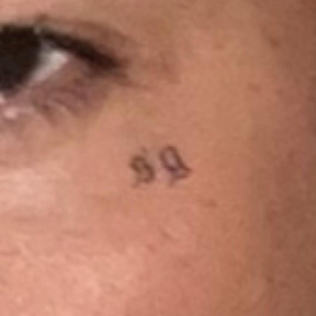 Drake's face tattoo