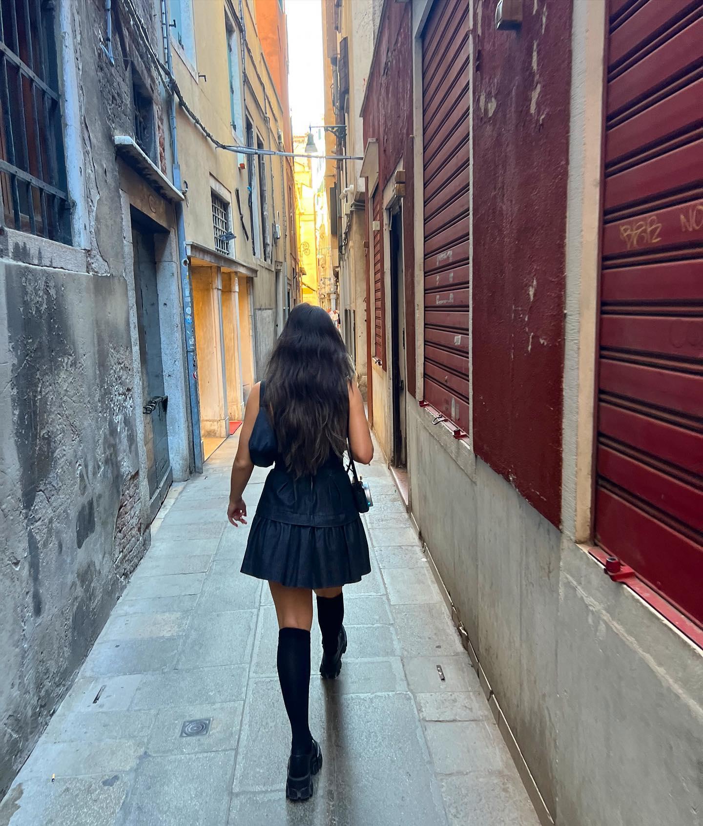 Addison Rae on vacation in Venice, Italy