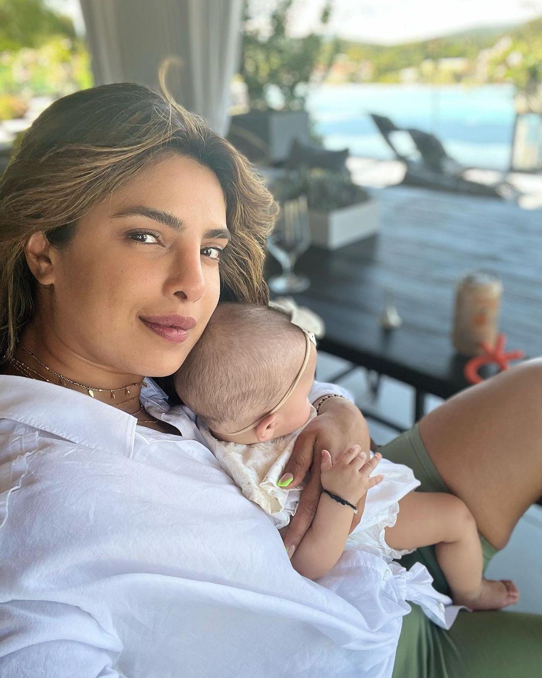 Priyanka Chopra and Baby Malti