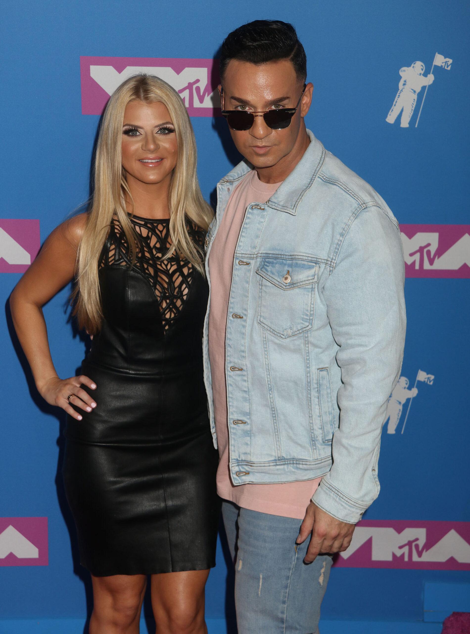 Mike Sorrentino & Wife Lauren at the 2018 MTV 'VMAS'