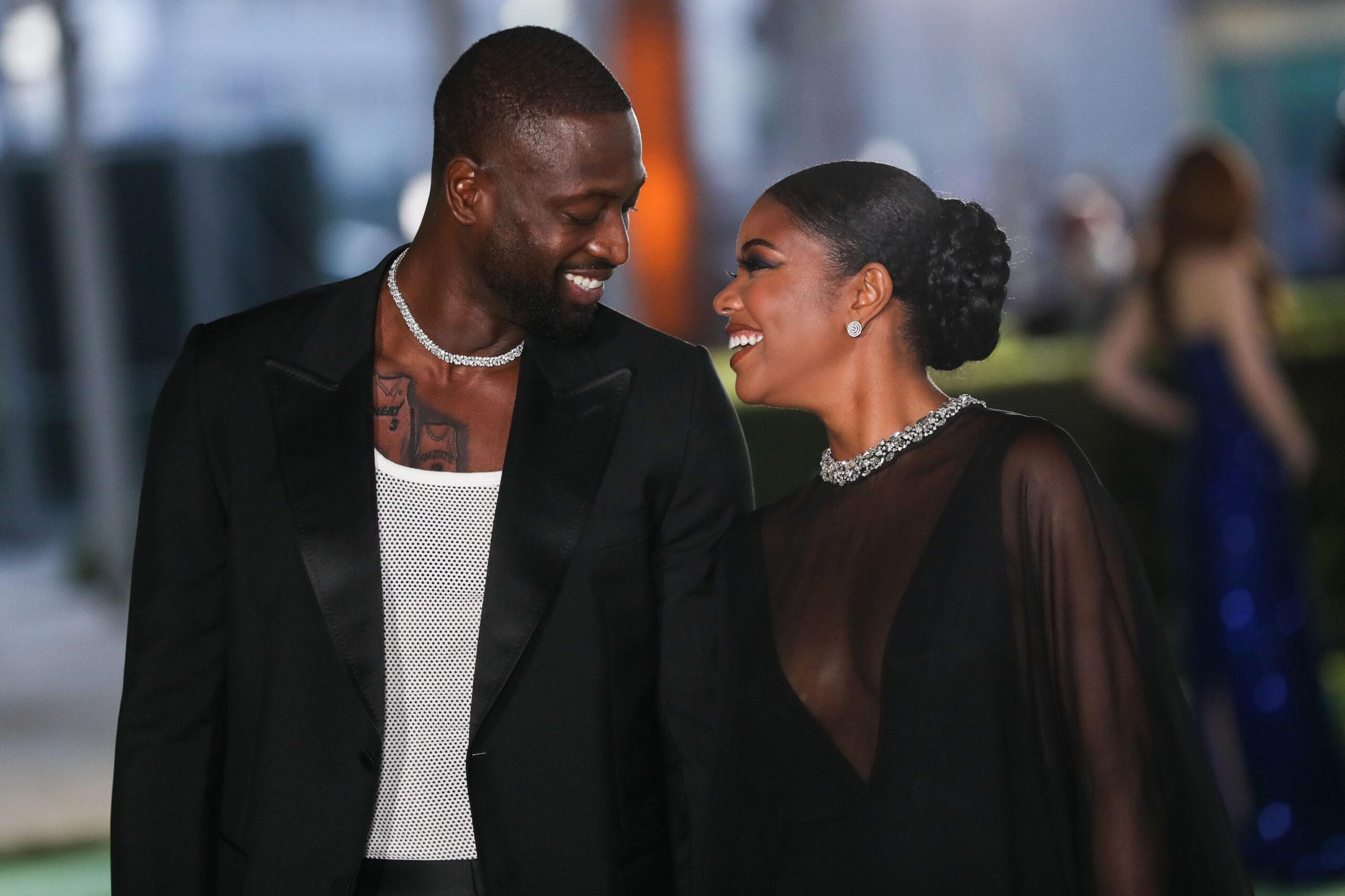 Dwyane Wade and Gabrielle Union in Los Angeles in 2021