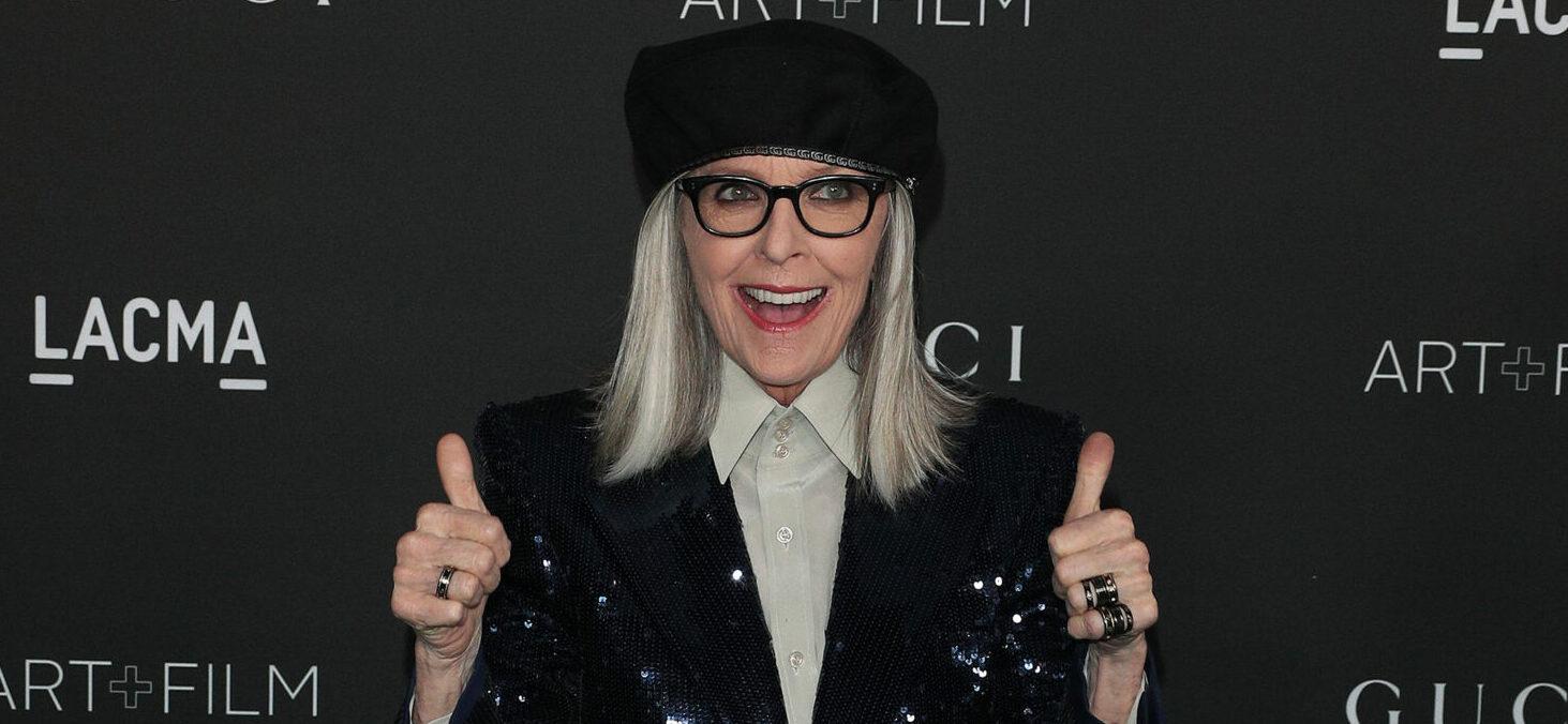 Diane Keaton grooved to Miley Cyrus' track, "Flowers"