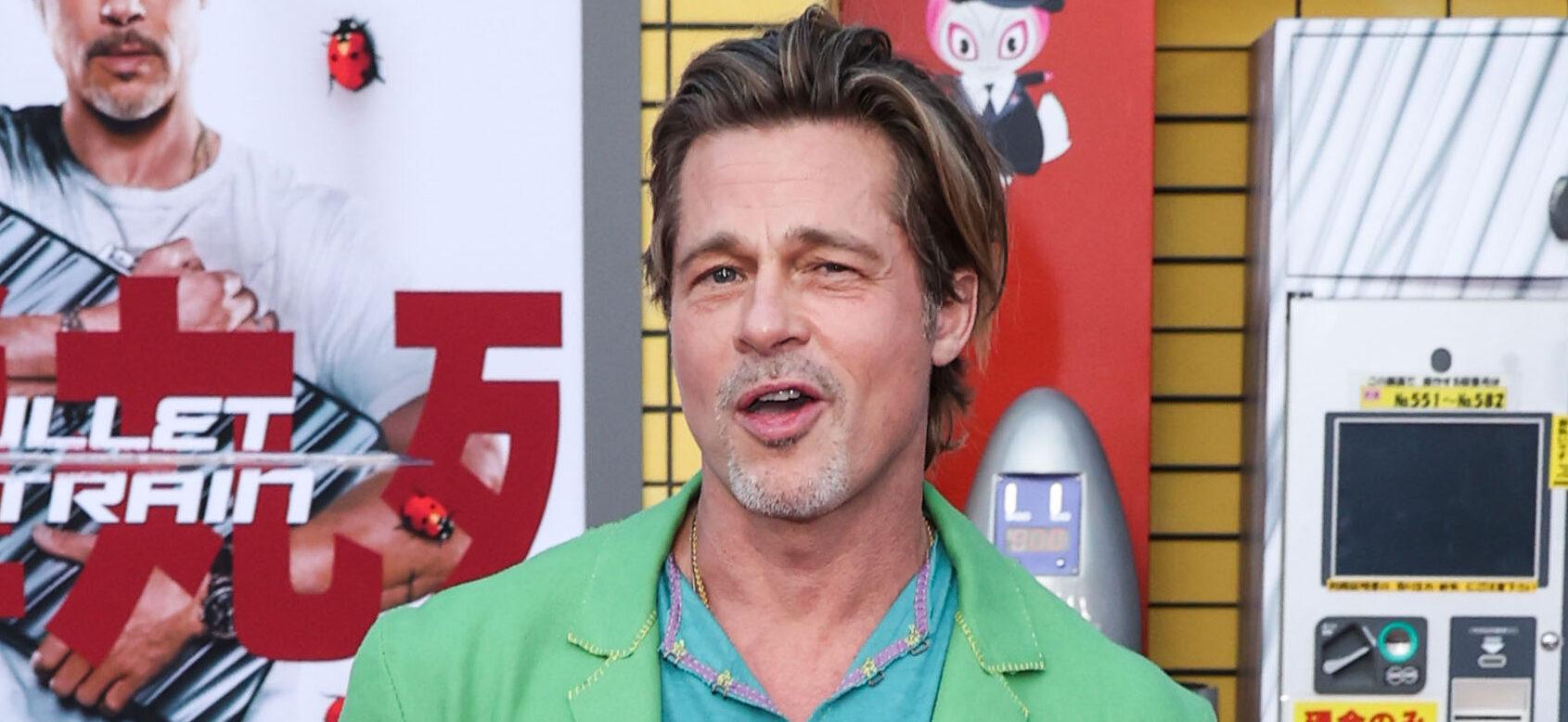 Brad Pitt at the Los Angeles Premiere Of Sony Pictures' 'Bullet Train'