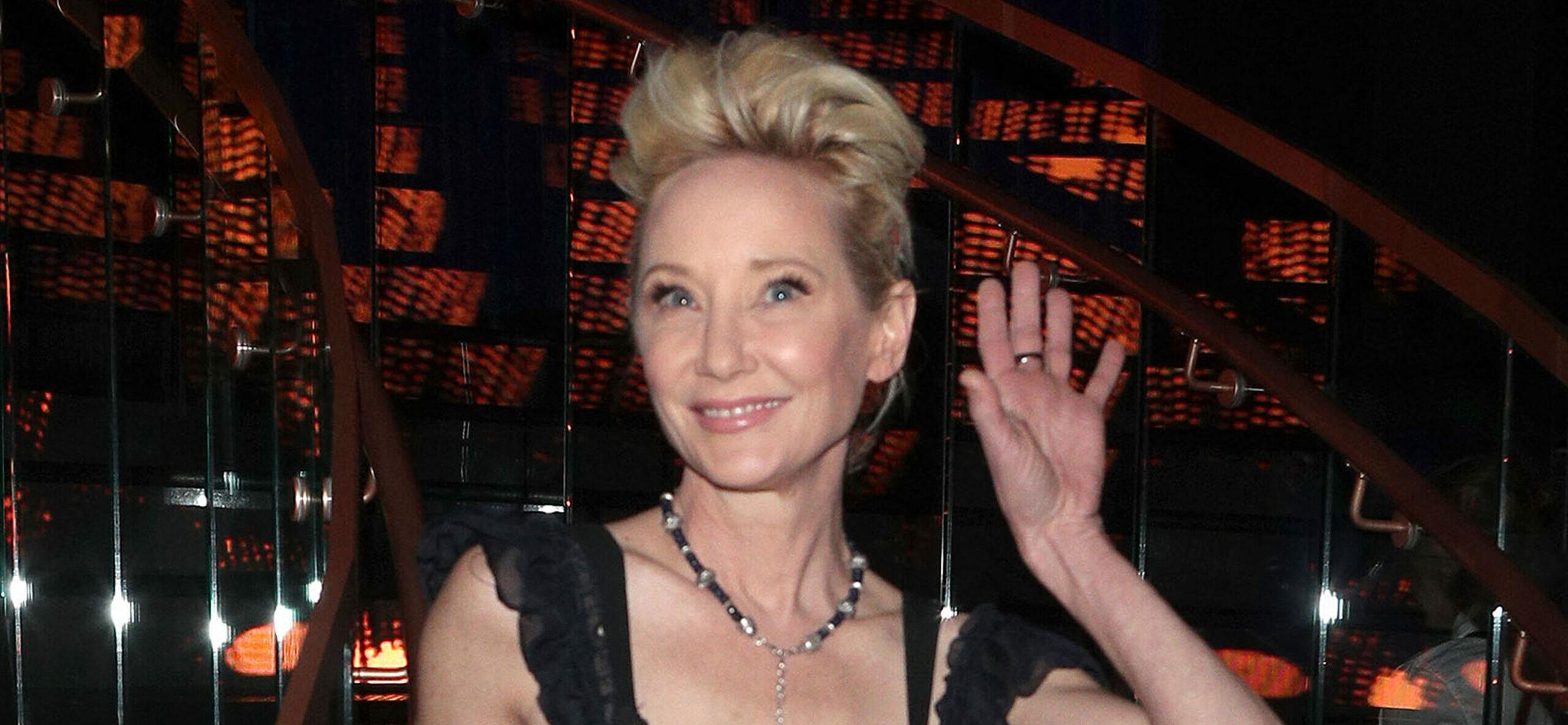 Some of the last images of Anne Heche out at MainRo in Los Angeles with her close friend Derek Warburton in February 2022