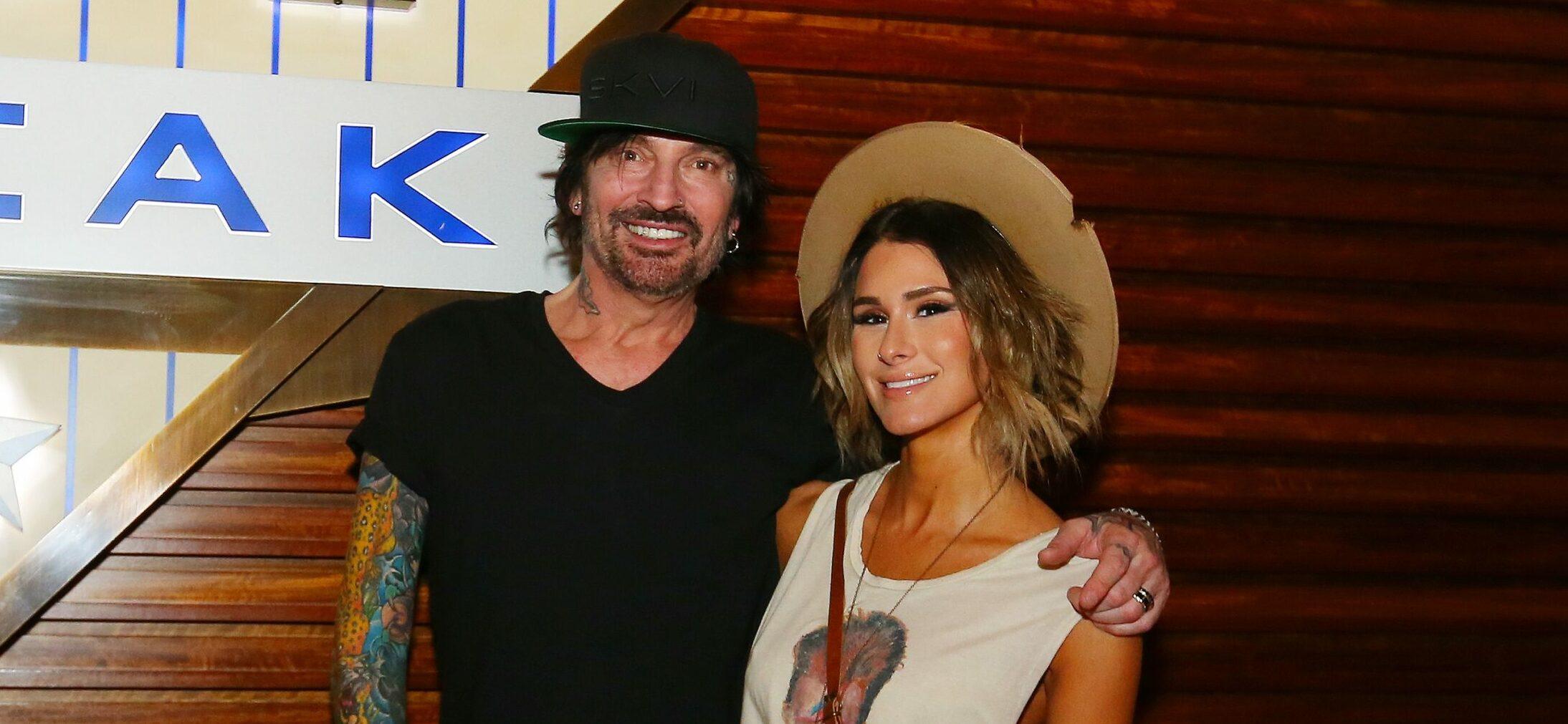 Newlyweds Tommy Lee and Brittany Furlan Lee attend Vol 3 Live The Good Life Party at Seminole Casino Coconut Creek