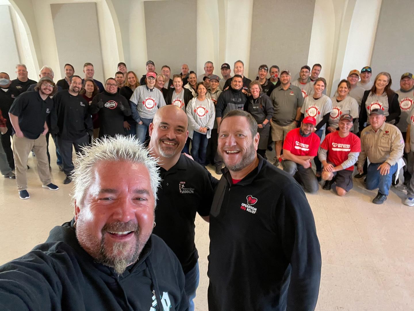 Guy Fieri with others 