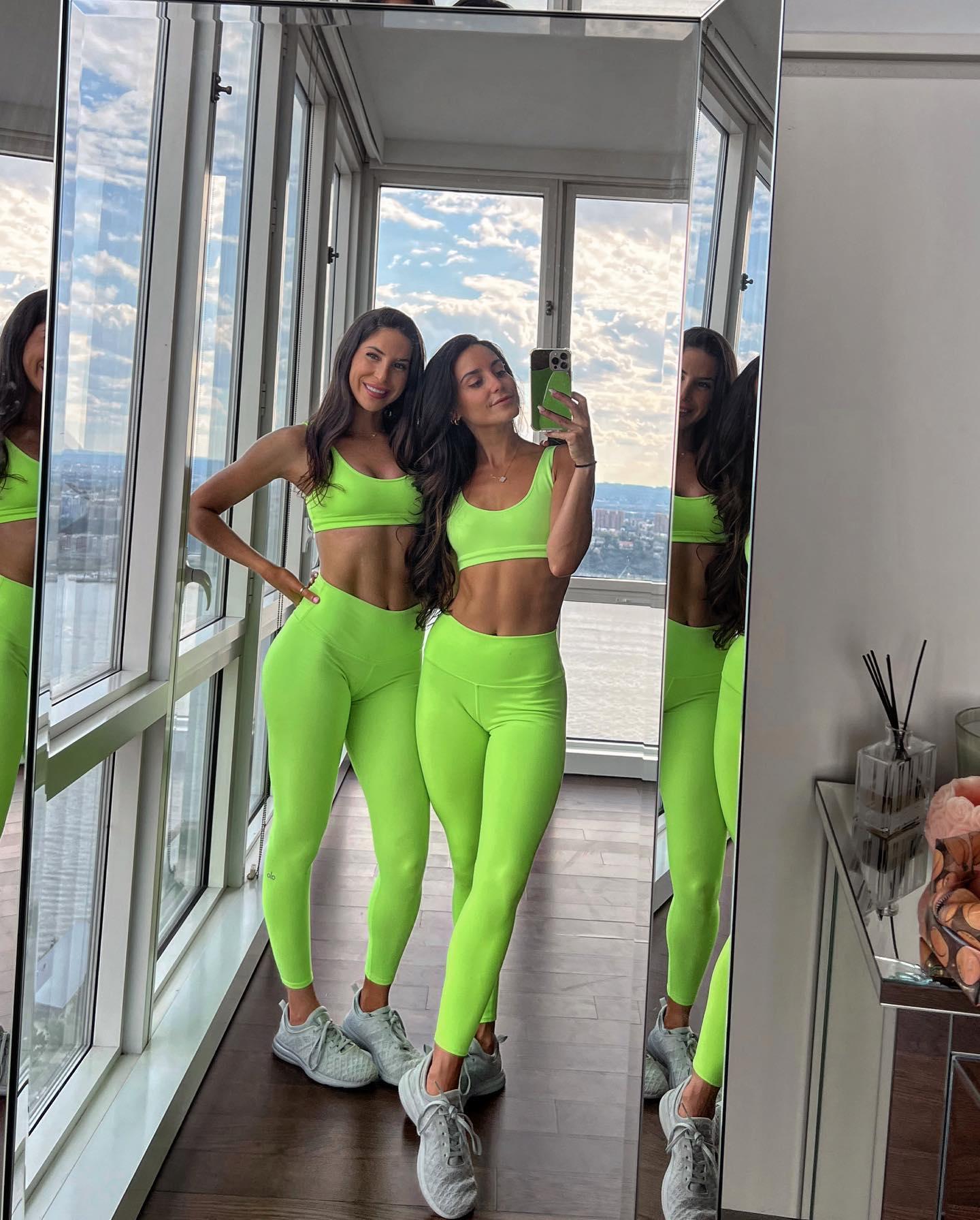 Jen Selter tries to create a new workout challenge with Brianna Joy