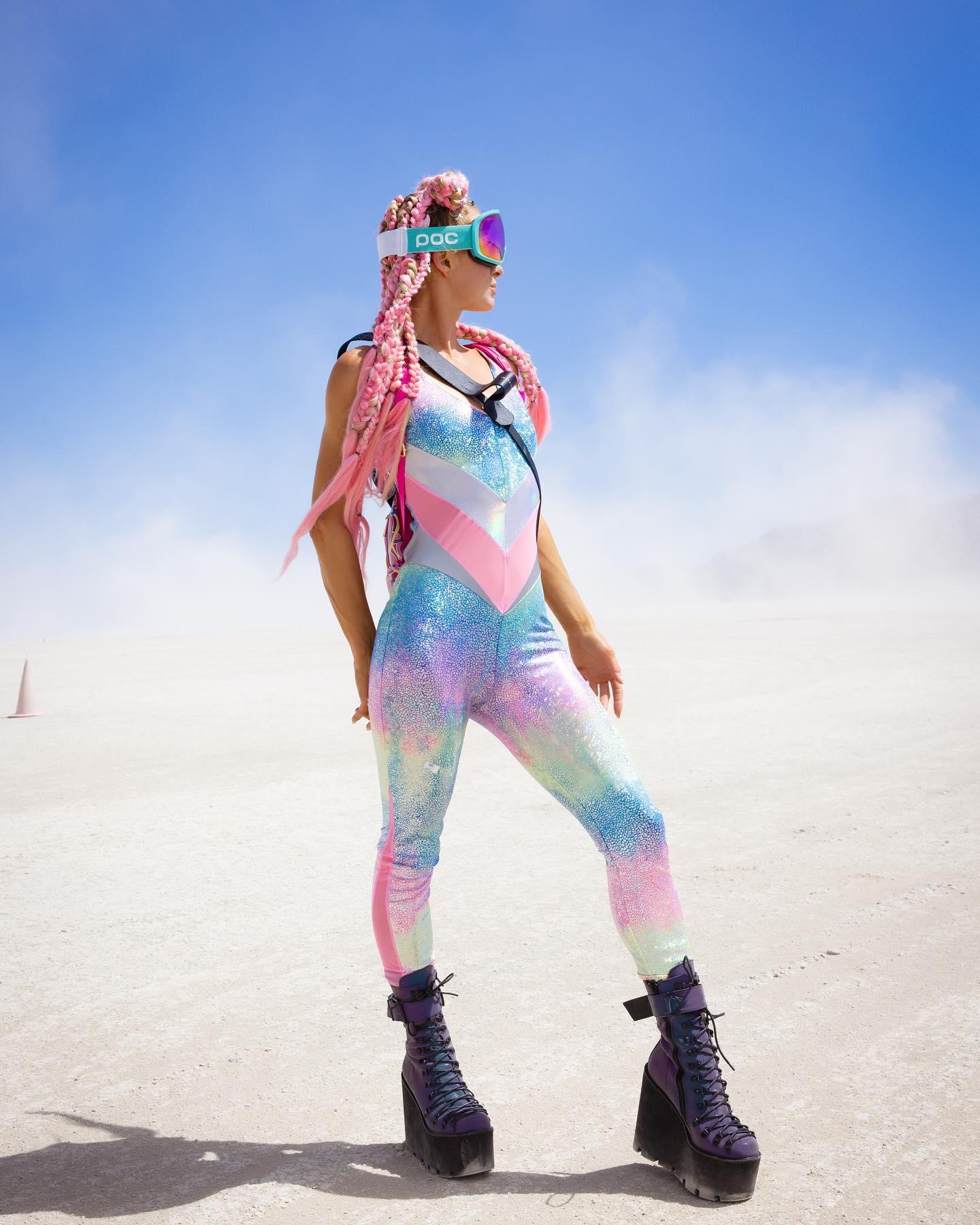 Paris Hilton at Burning Man 2022