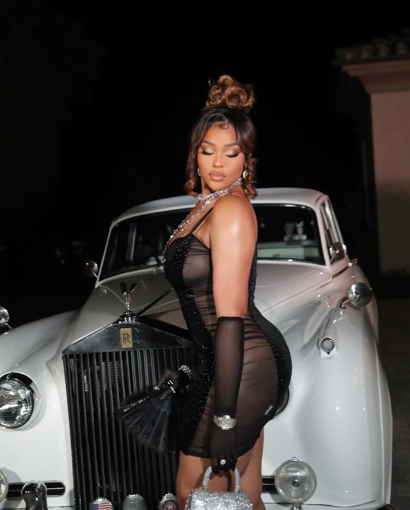 Jordyn Woods at 25th birthday party and SHEIN launch party