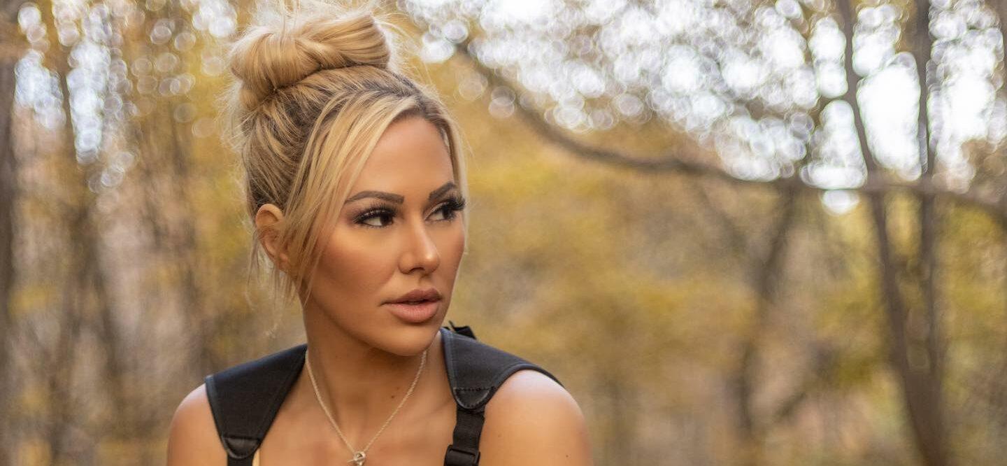 Kindly Myers Celebrates Fall In Tactical Gear and a Tiny Top