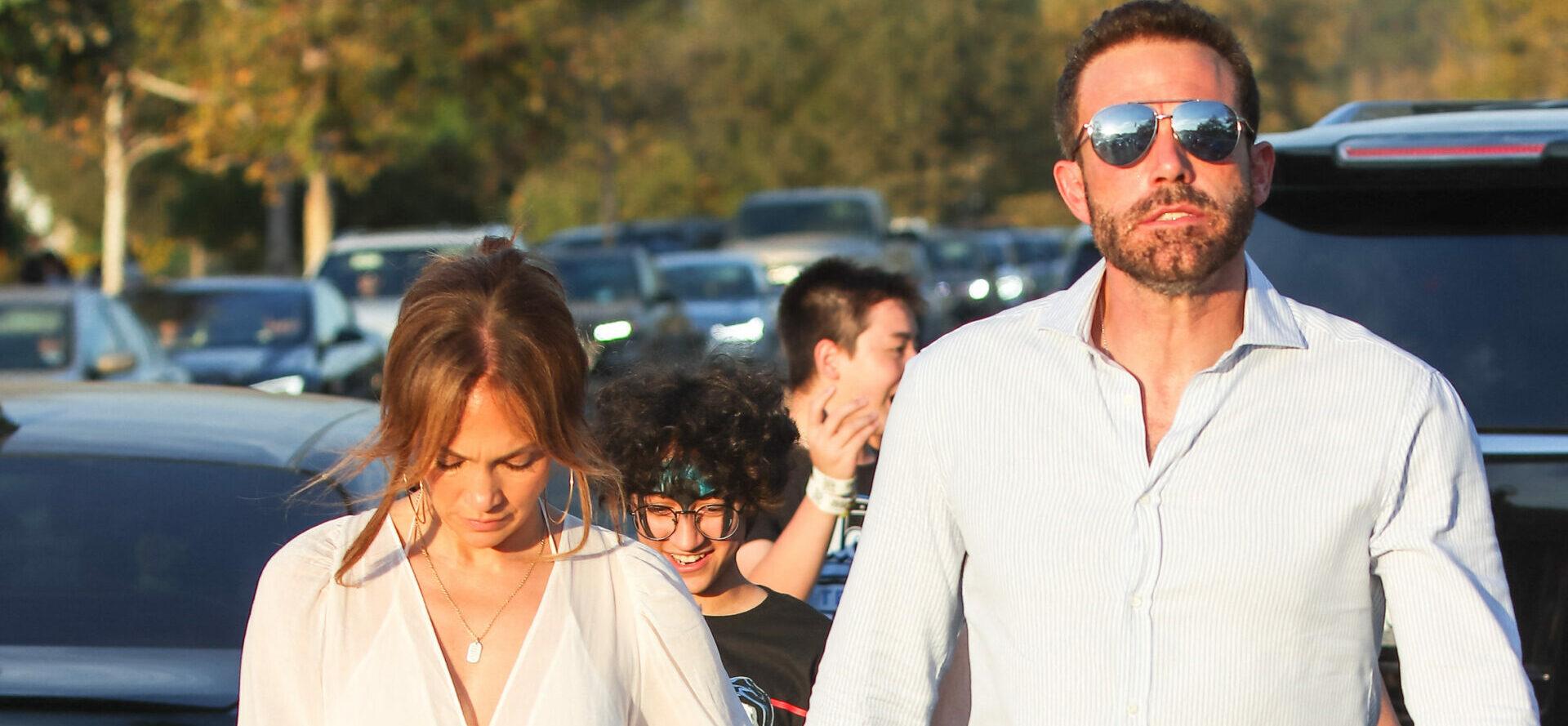 Jennifer Lopez and Ben Affleck casual look