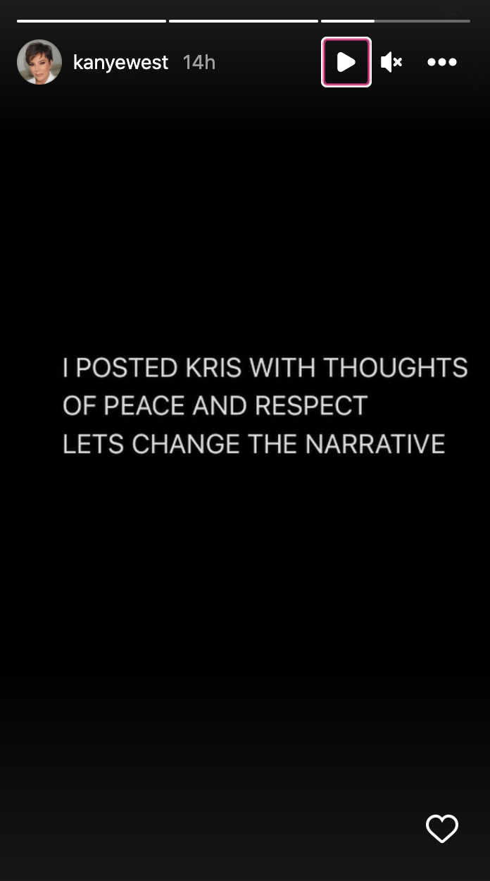 //Kanye Post About Kris Profile Pic