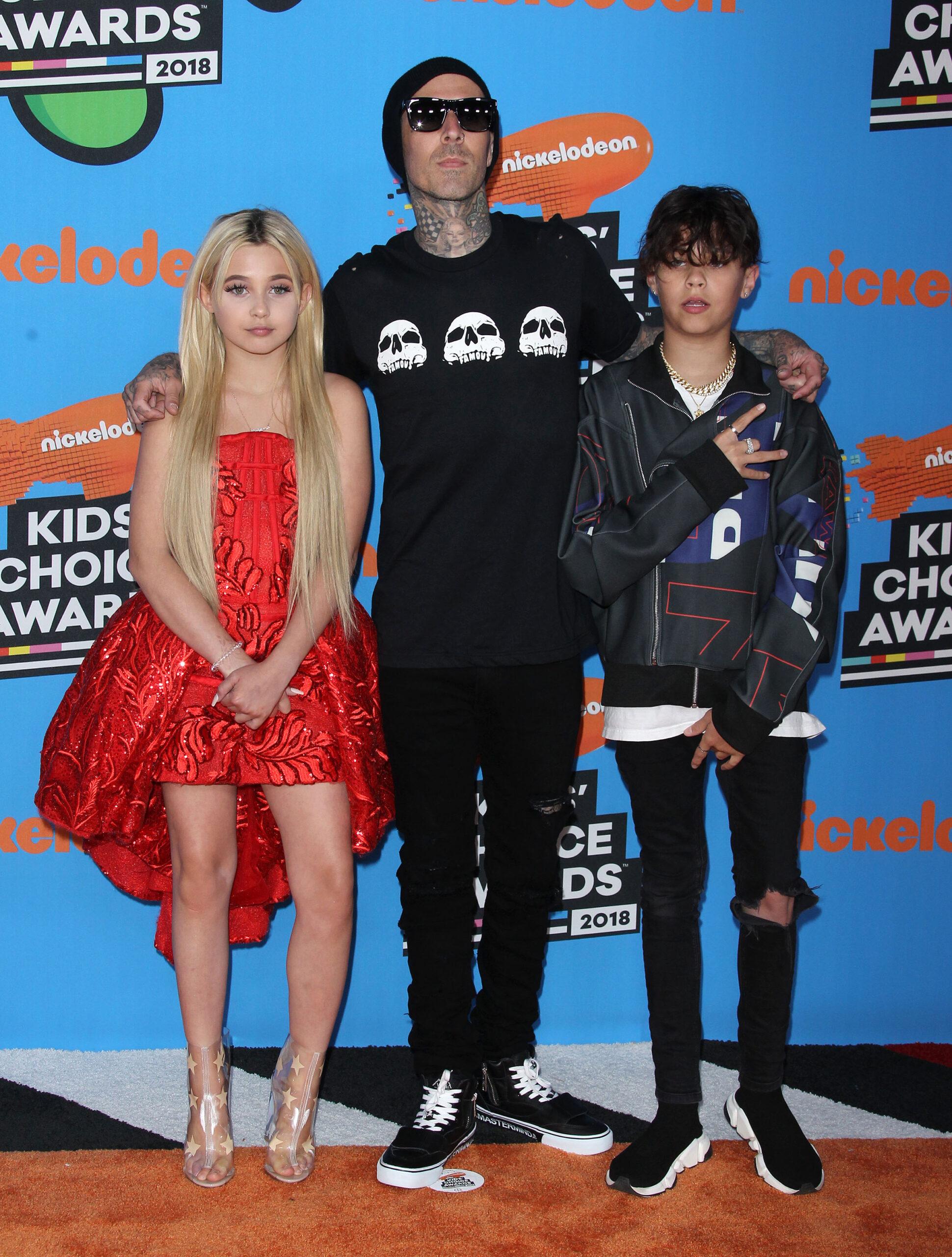 Kids Choice Awards - Los Angeles. 24 Mar 2018 Pictured: Travis Barker, Alabama Barker. Photo credit: Jaxon / MEGA TheMegaAgency.com +1 888 505 6342 (Mega Agency TagID: MEGA189076_095.jpg) [Photo via Mega Agency]