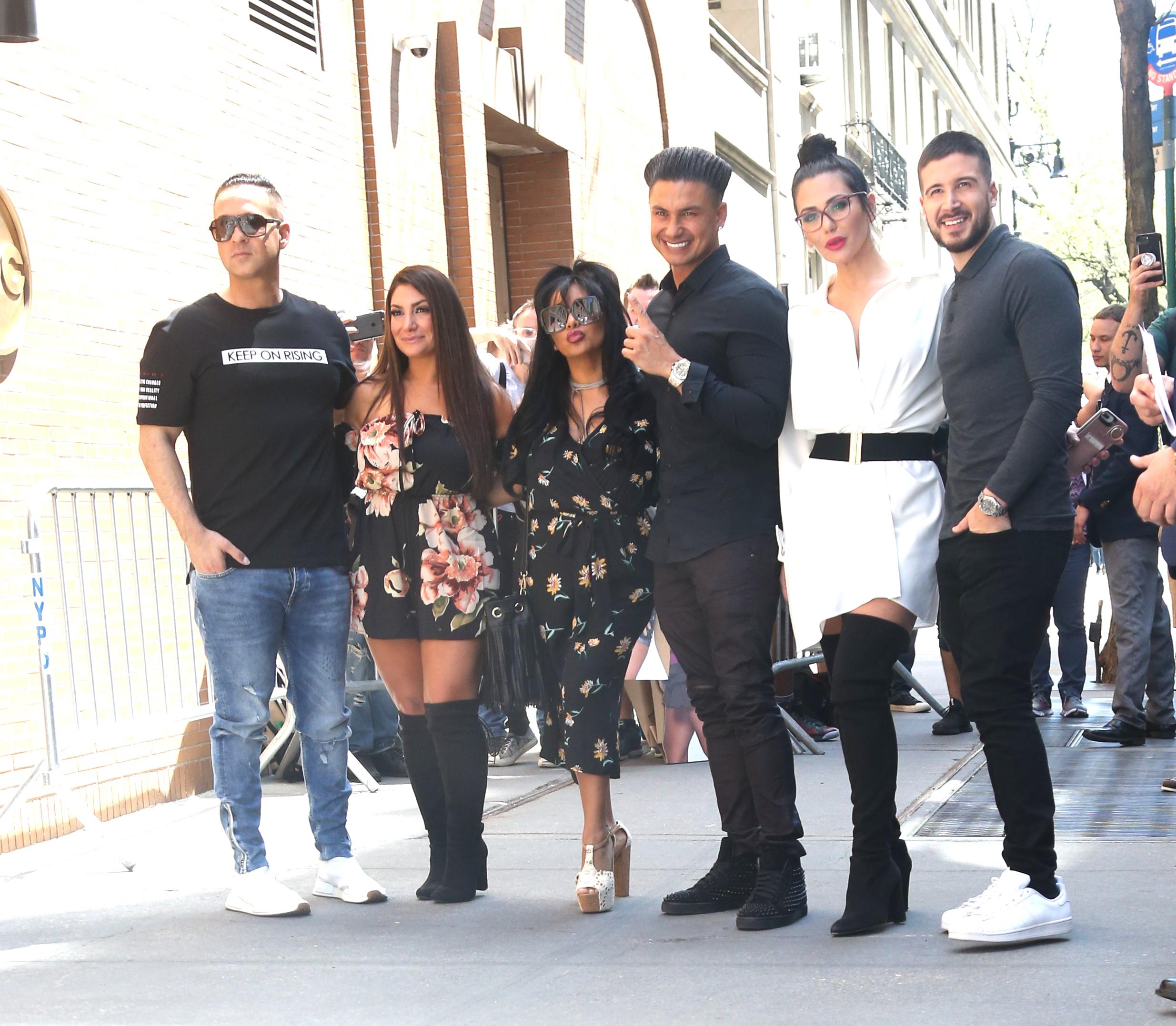The 'Jersey Shore: Family Vacation' cast at 'The View' in New York.