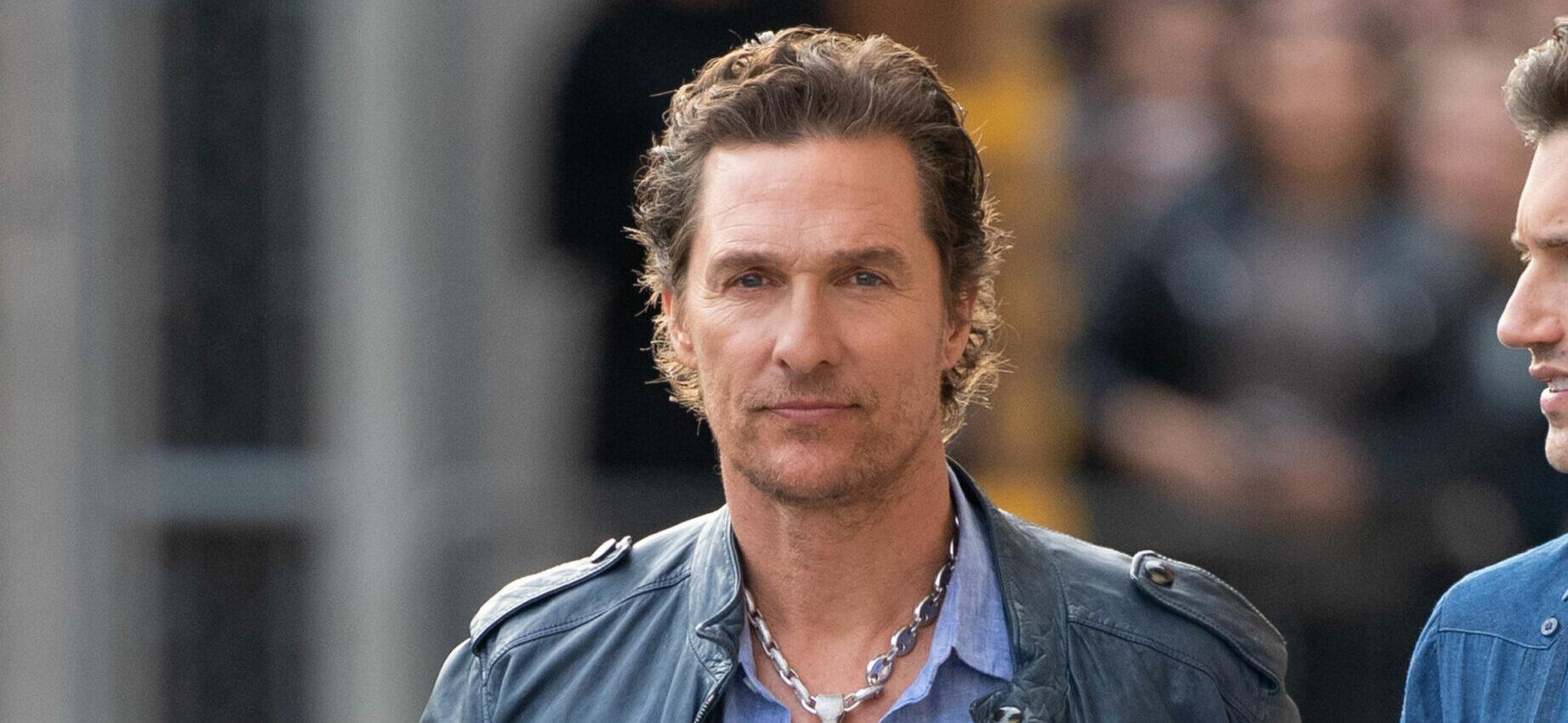 Matthew McConaughey at Jimmy Kimmel
