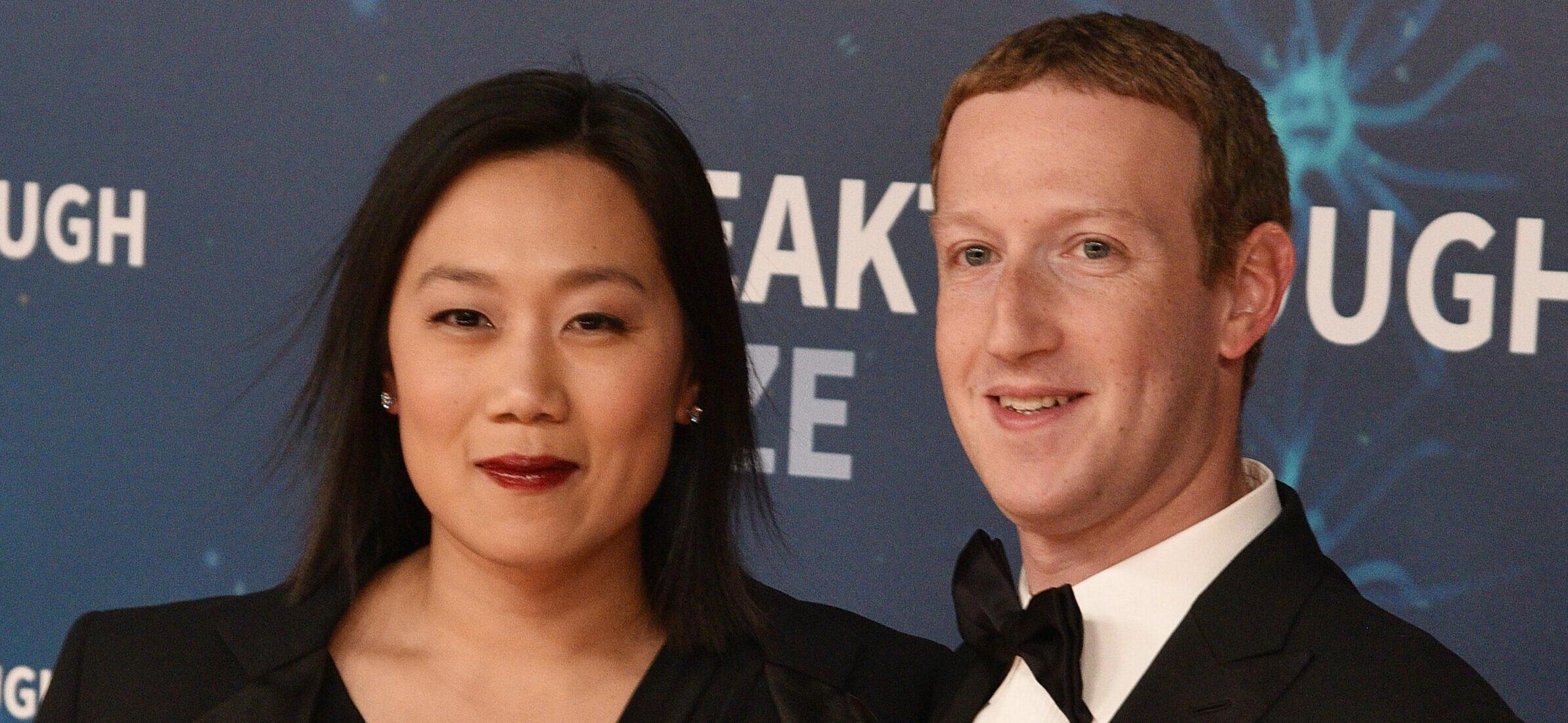 Mark Zuckerberg and Priscilla Chan at the 2020 Breakthrough Prize, Arrivals, Mountain View