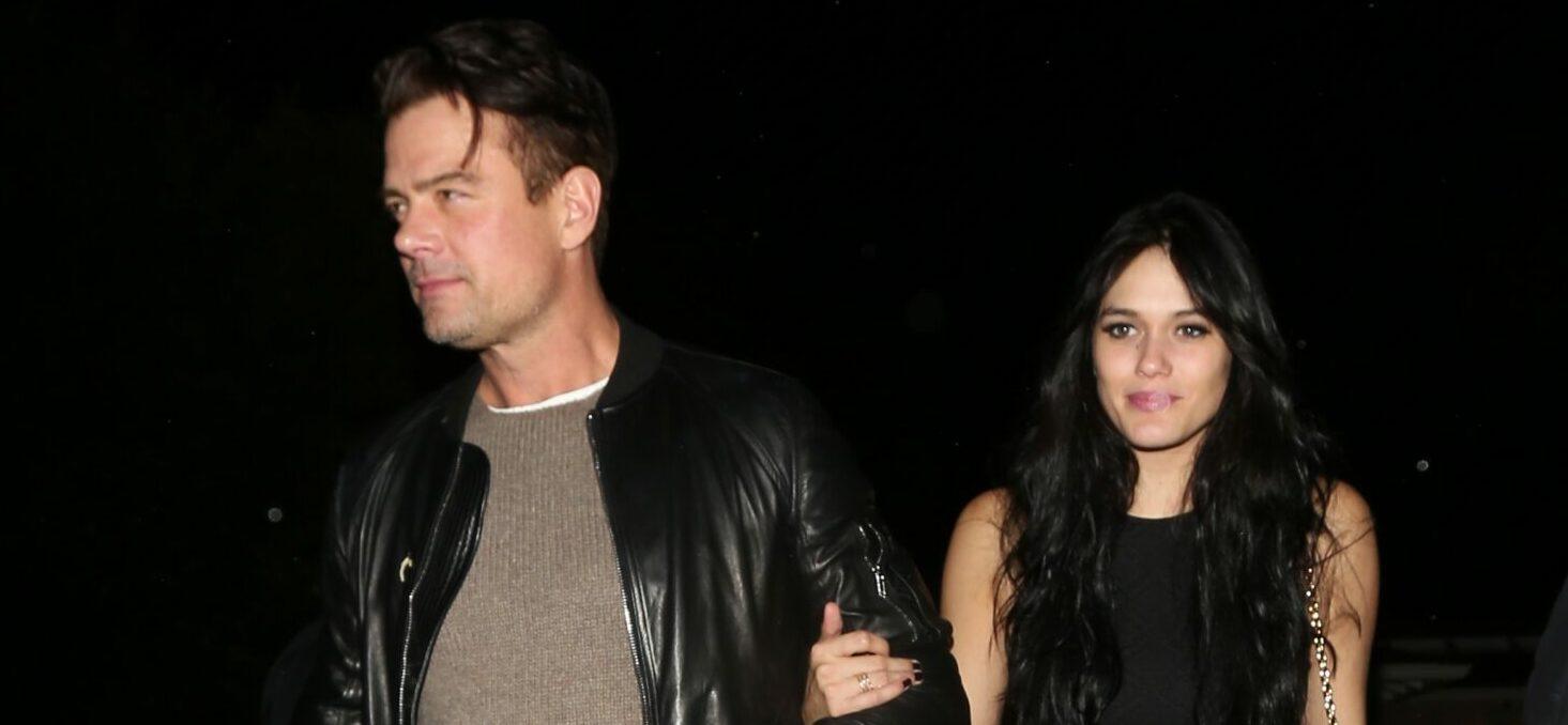 Josh Duhamel and Audra Mari leave a house party together