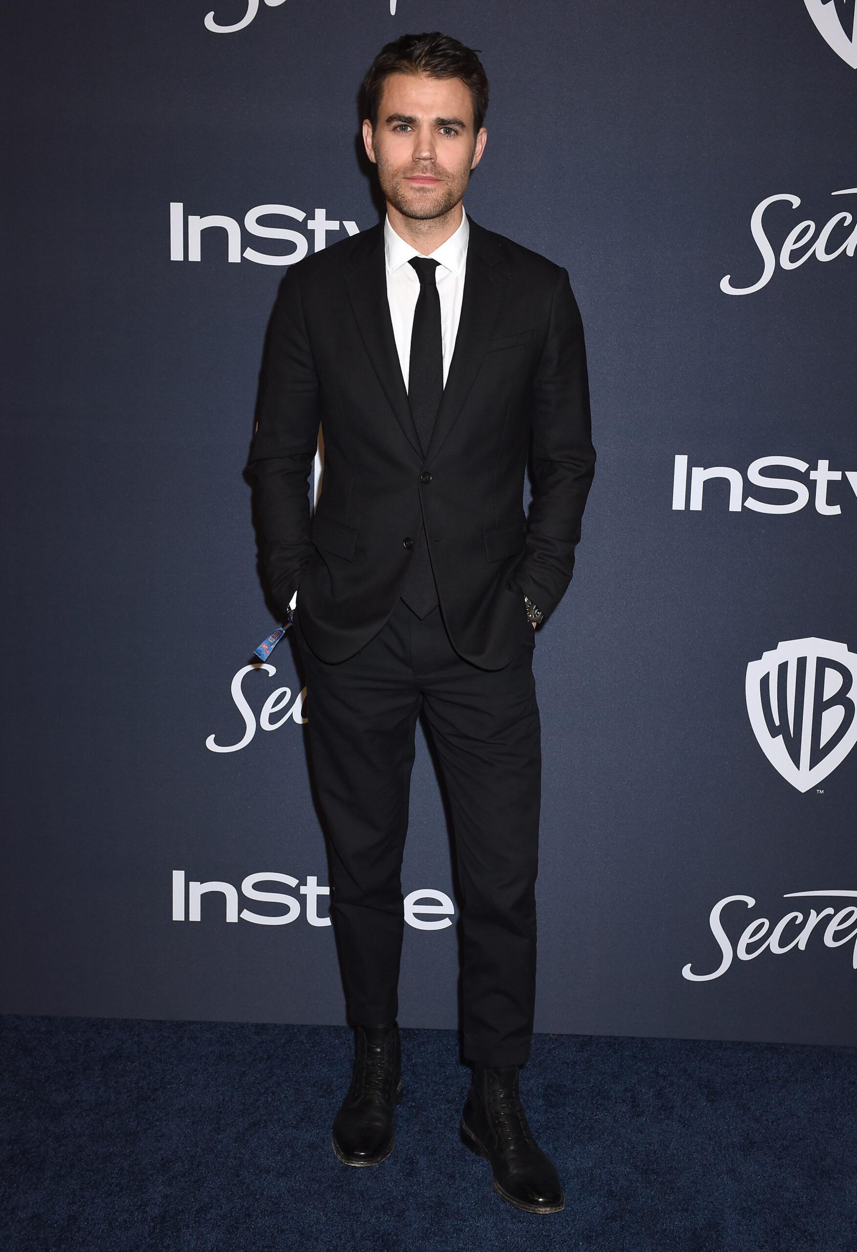 Paul Wesley at Instyle and Warner Bros Golden Globes After Party